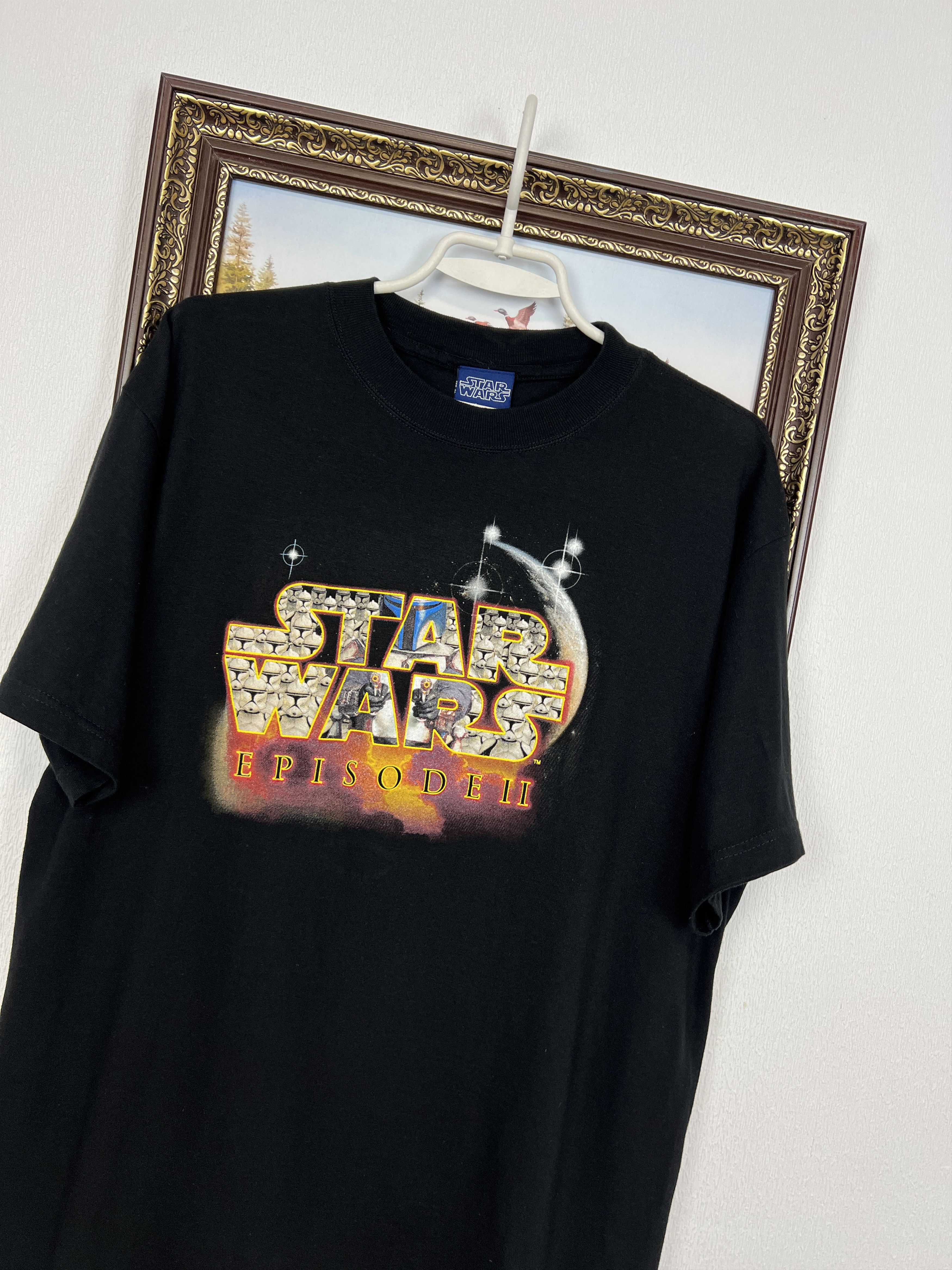 Vintage Vintage Star Wars Episode II Attack of the Clones Shirt Tee Size US L / EU 52-54 / 3 - 3 Thumbnail
