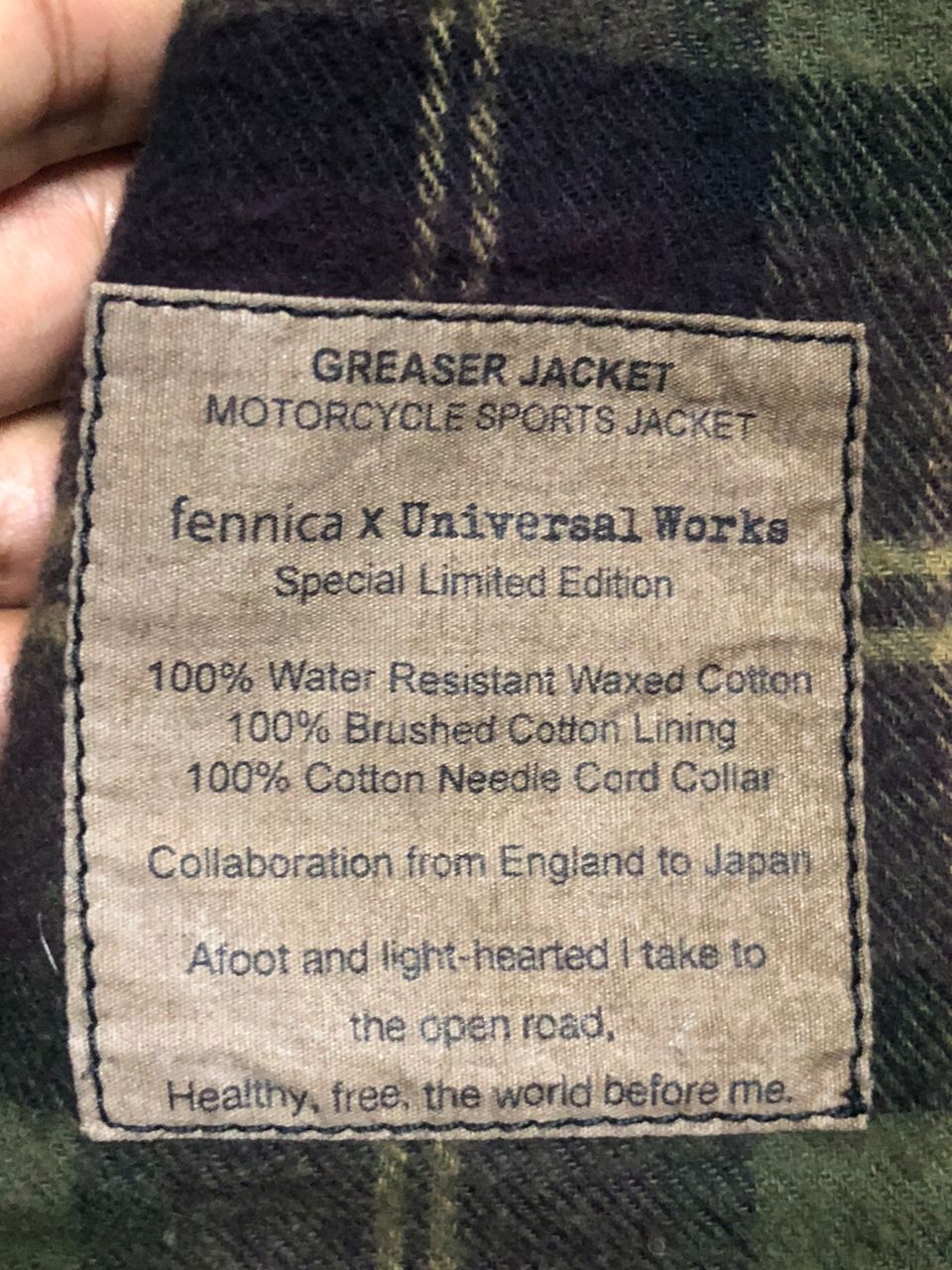 Universal Works Very Rare Universal Work x Fennica x Beams Cotton Waxed Size US S / EU 44-46 / 1 - 15 Thumbnail