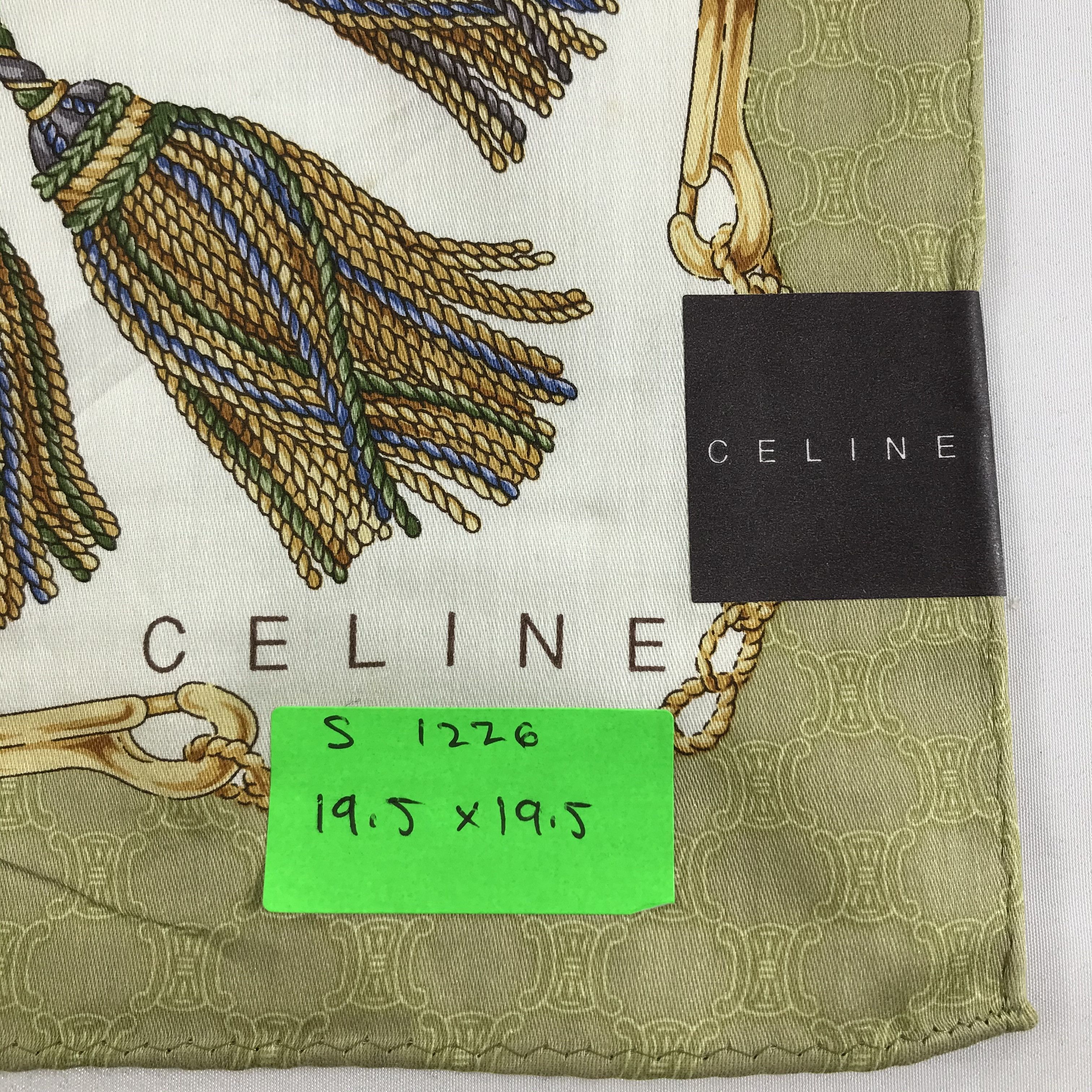 Celine × Vintage Celine Bandana / Handkerchief / Neckerchief - S1226 Size ONE SIZE - 5 Thumbnail