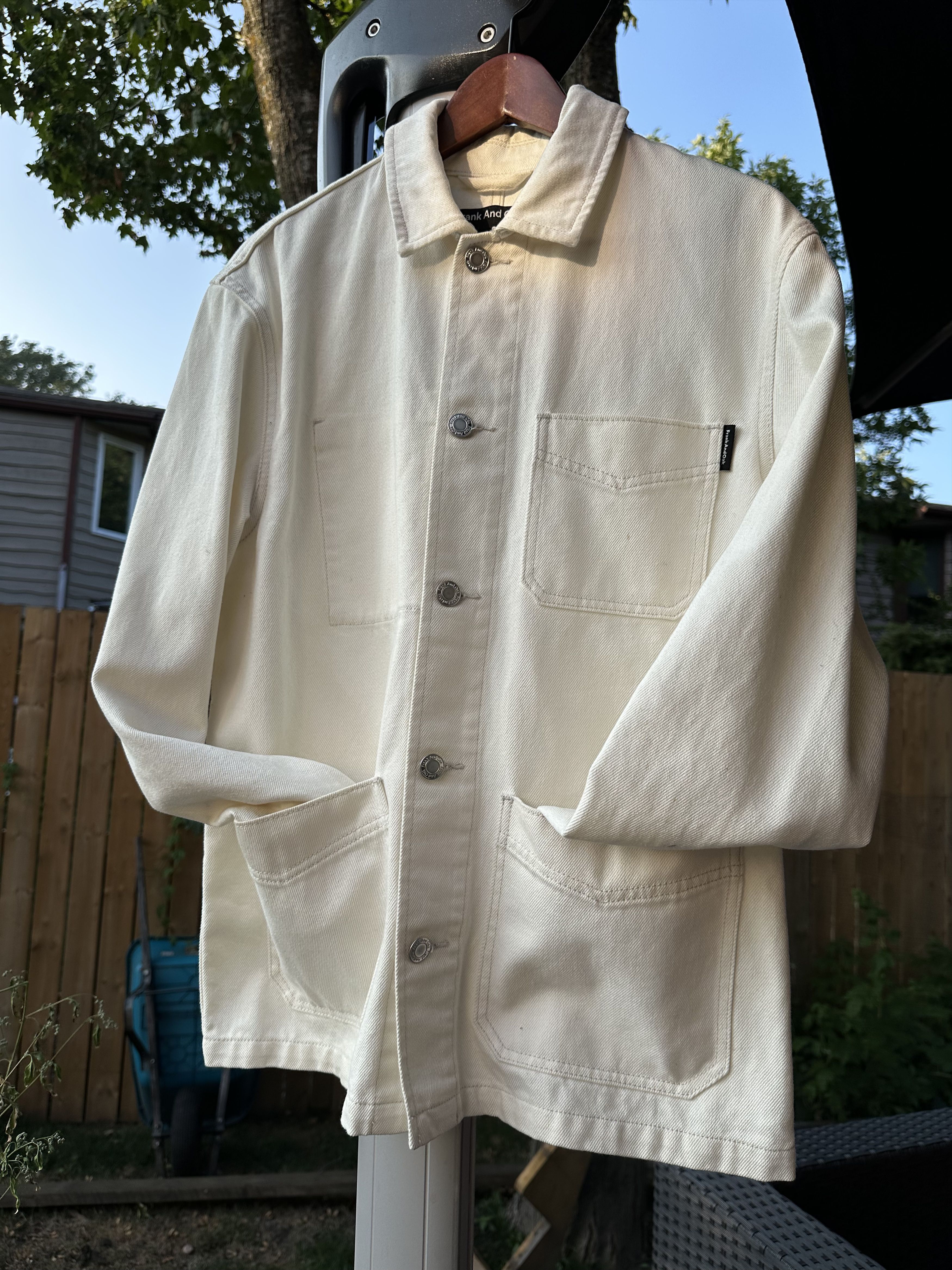 Frank & Oak Cotton-Hemp Denim Jacket Size US S / EU 44-46 / 1 - 8 Thumbnail