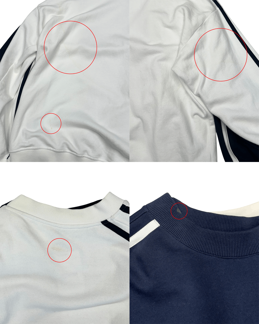 Y/Project Y/Project AW18 Double Layer Sweatshir Navy & White Size US S / EU 44-46 / 1 - 9 Thumbnail