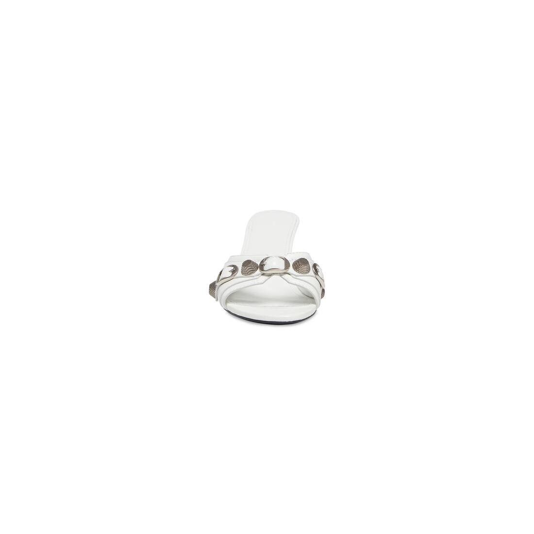 Balenciaga o1w1db10625 Cagole 70mm Sandals in White Size US 9 / IT 39 - 3 Thumbnail