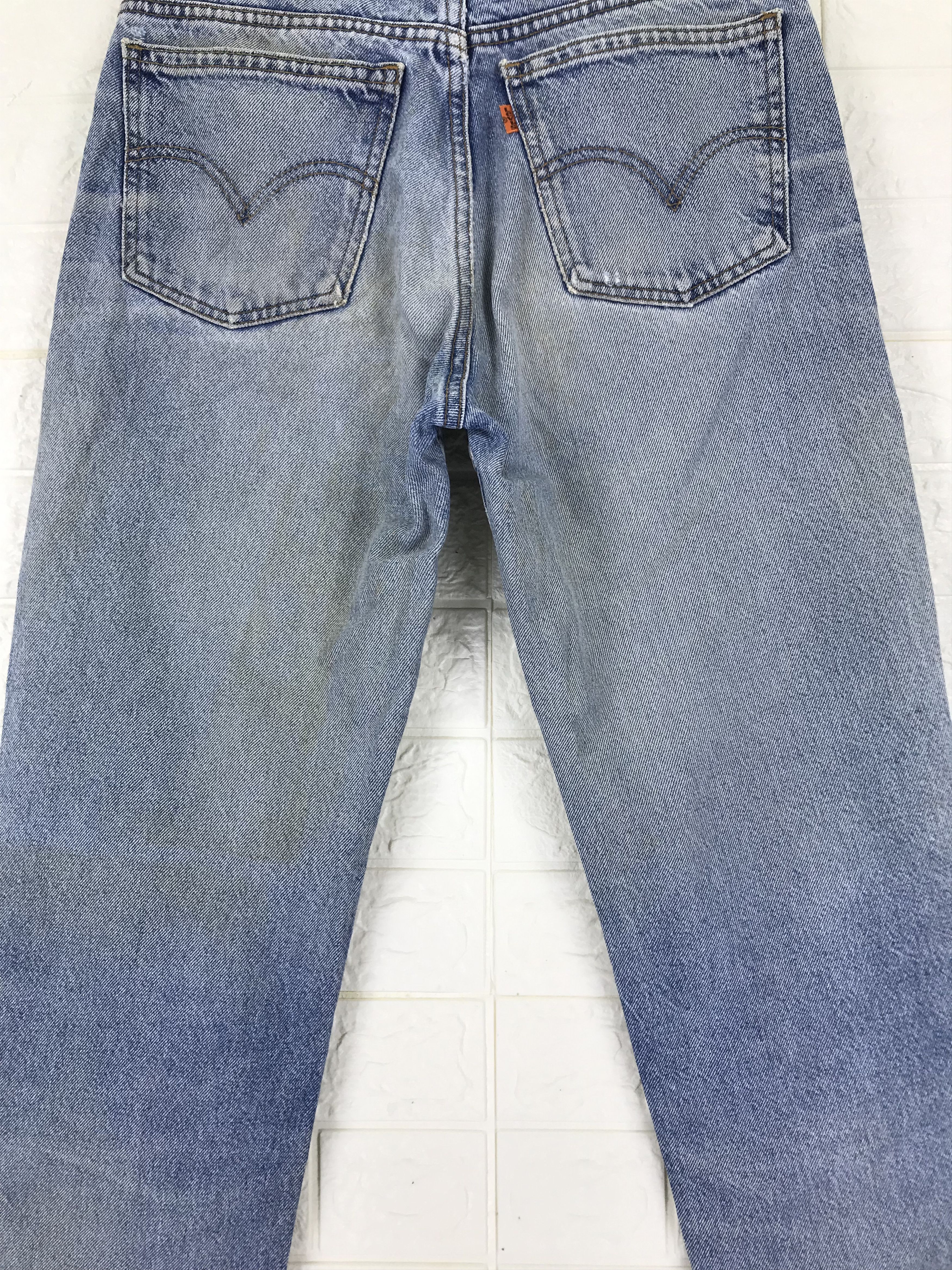 Levi's Vintage 90s Levi's 310 Light Wash Orange Tab Jeans Size US 29 - 7 Thumbnail