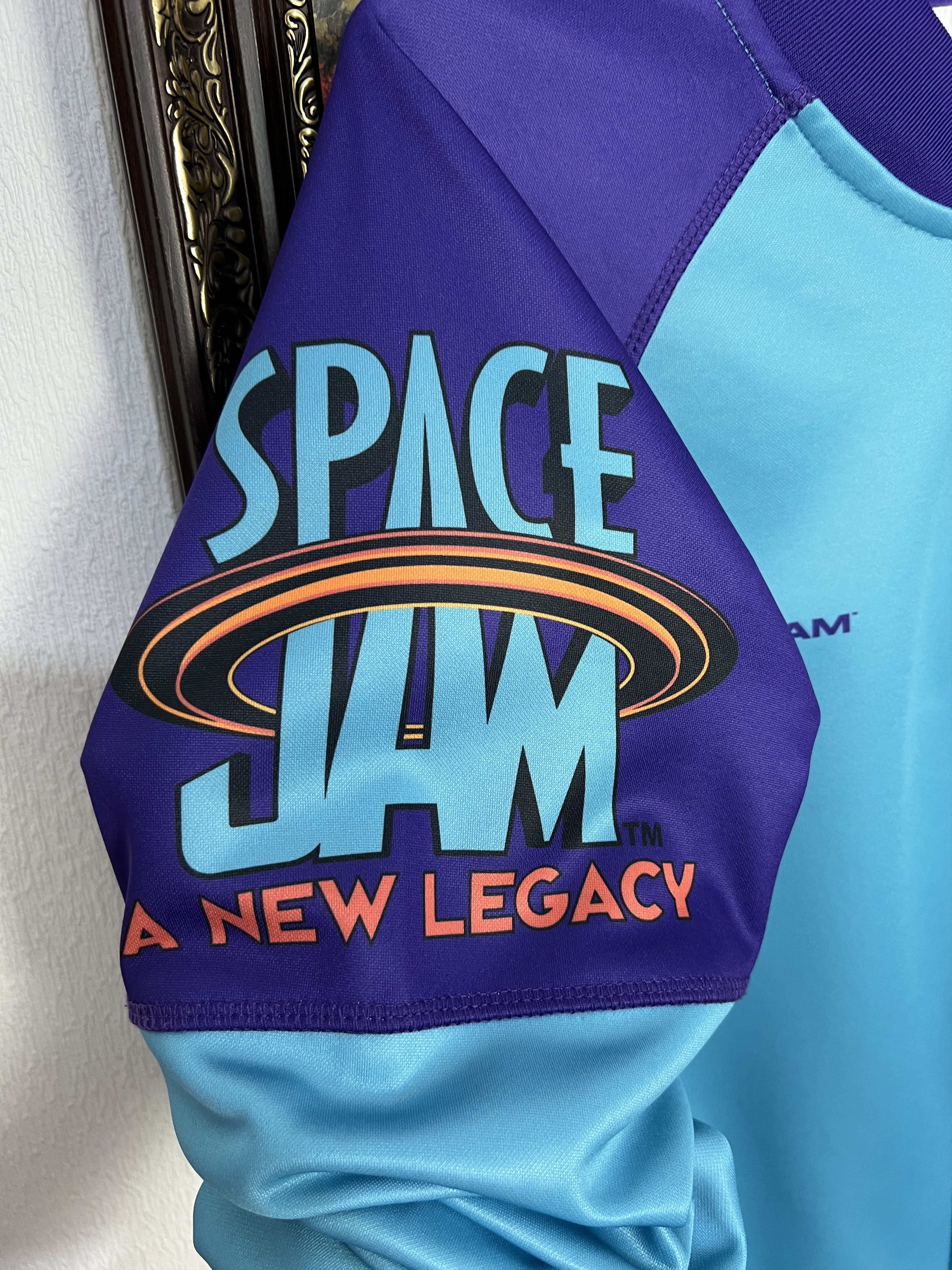 Vintage Space Jam Tune Squad Members Only NBA Blue Jacket Track Top Size US S / EU 44-46 / 1 - 7 Thumbnail