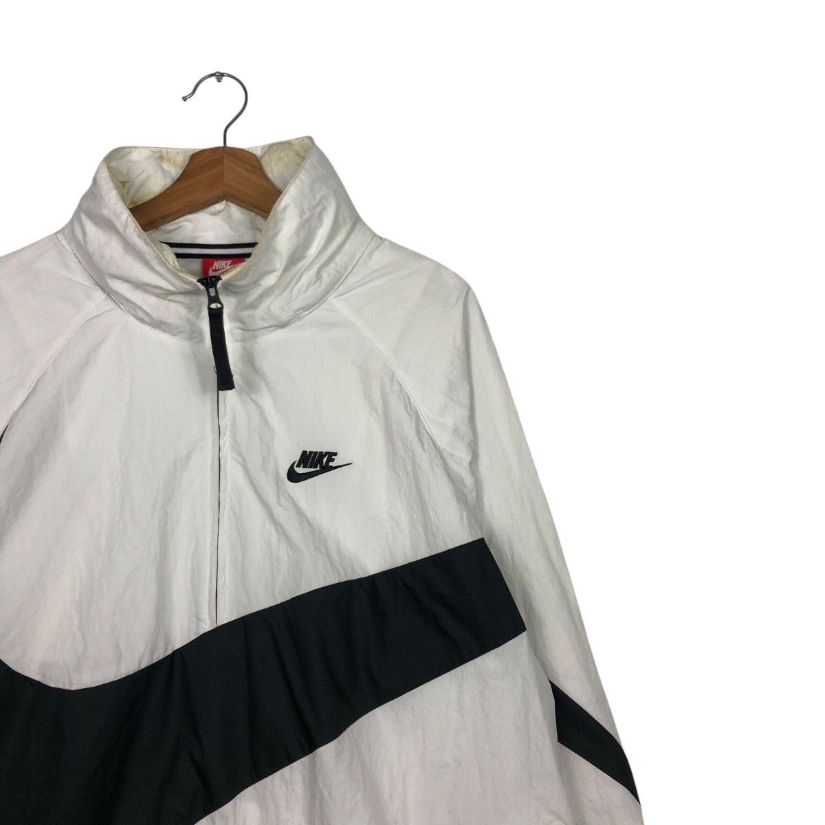 Nike 📌Half Zipper Anorak Jacket Pull Over Nike Big Swoosh Size US M / EU 48-50 / 2 - 7 Thumbnail