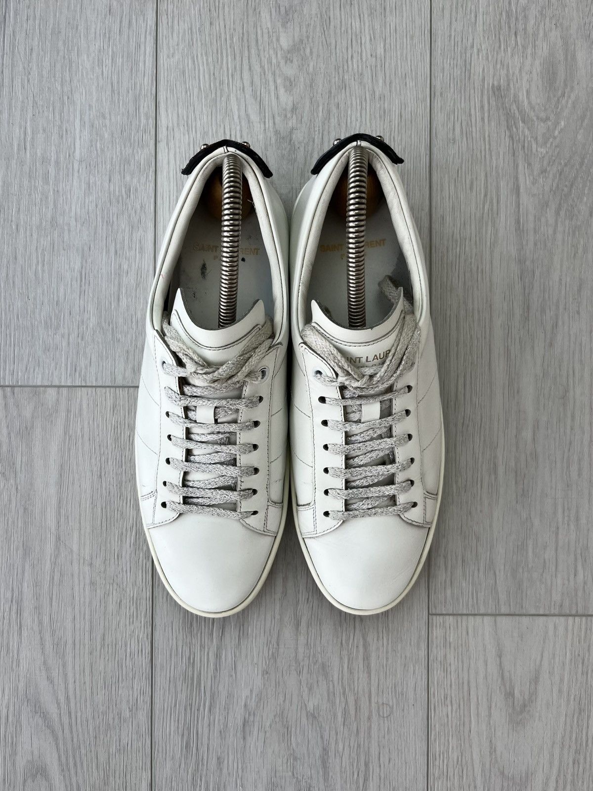 Saint Laurent Paris Saint Laurent SL/01 Signature Court Classic Lips Sneakers Size US 8 / IT 38 - 7 Thumbnail