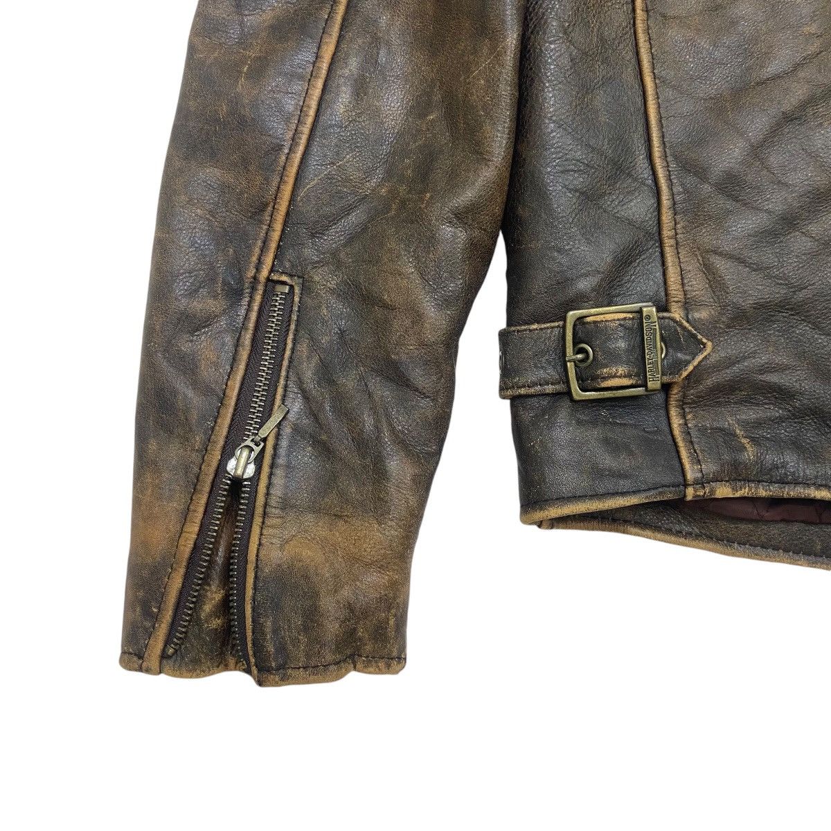 Harley Davidson Vintage Harley Davidson Motorcycle Cafe Racer Biker Jacket Size US M / EU 48-50 / 2 - 12 Thumbnail