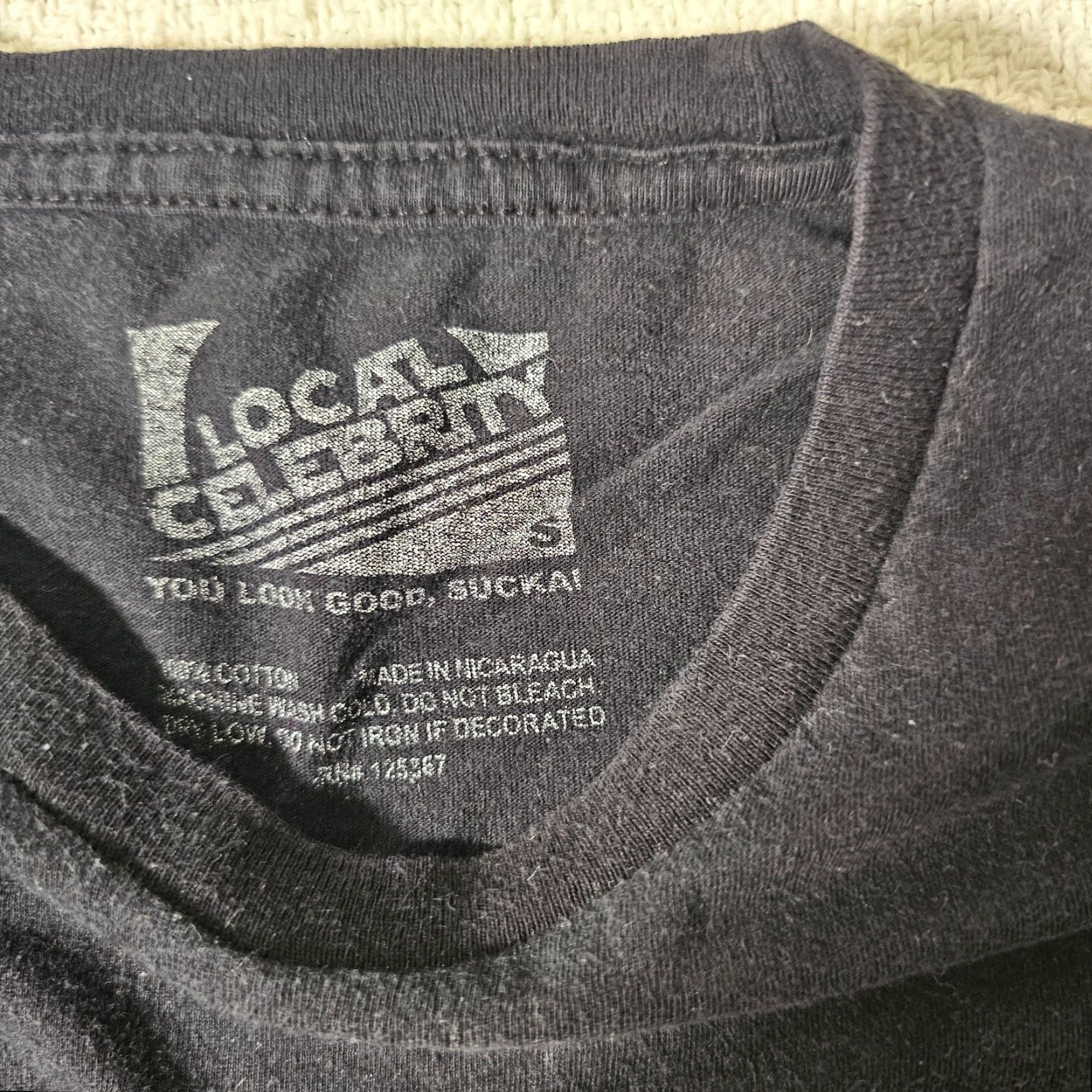 Vintage VINTAGE Local Celebrity T-Shirt Black Stars Adult Size S Mens T-Shirt Size US S / EU 44-46 / 1 - 3 Thumbnail