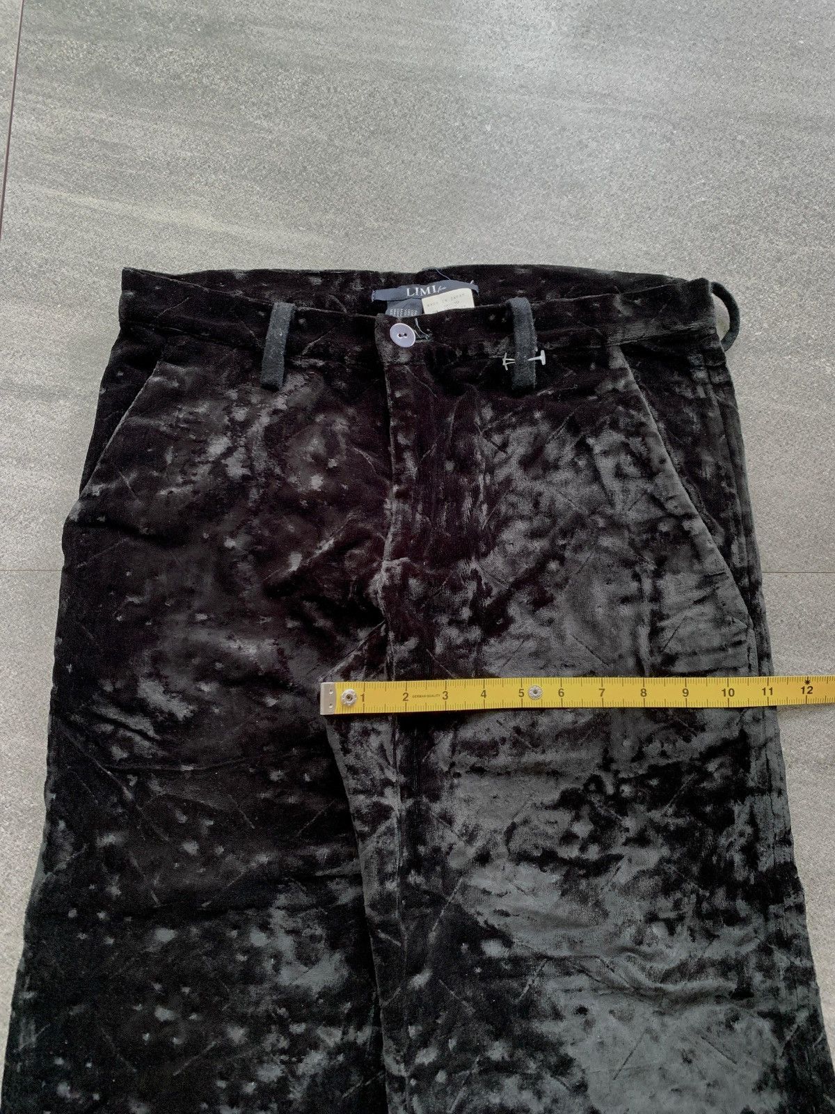 Yohji Yamamoto Velvet Patterned Trousers Size US 29 - 11 Thumbnail