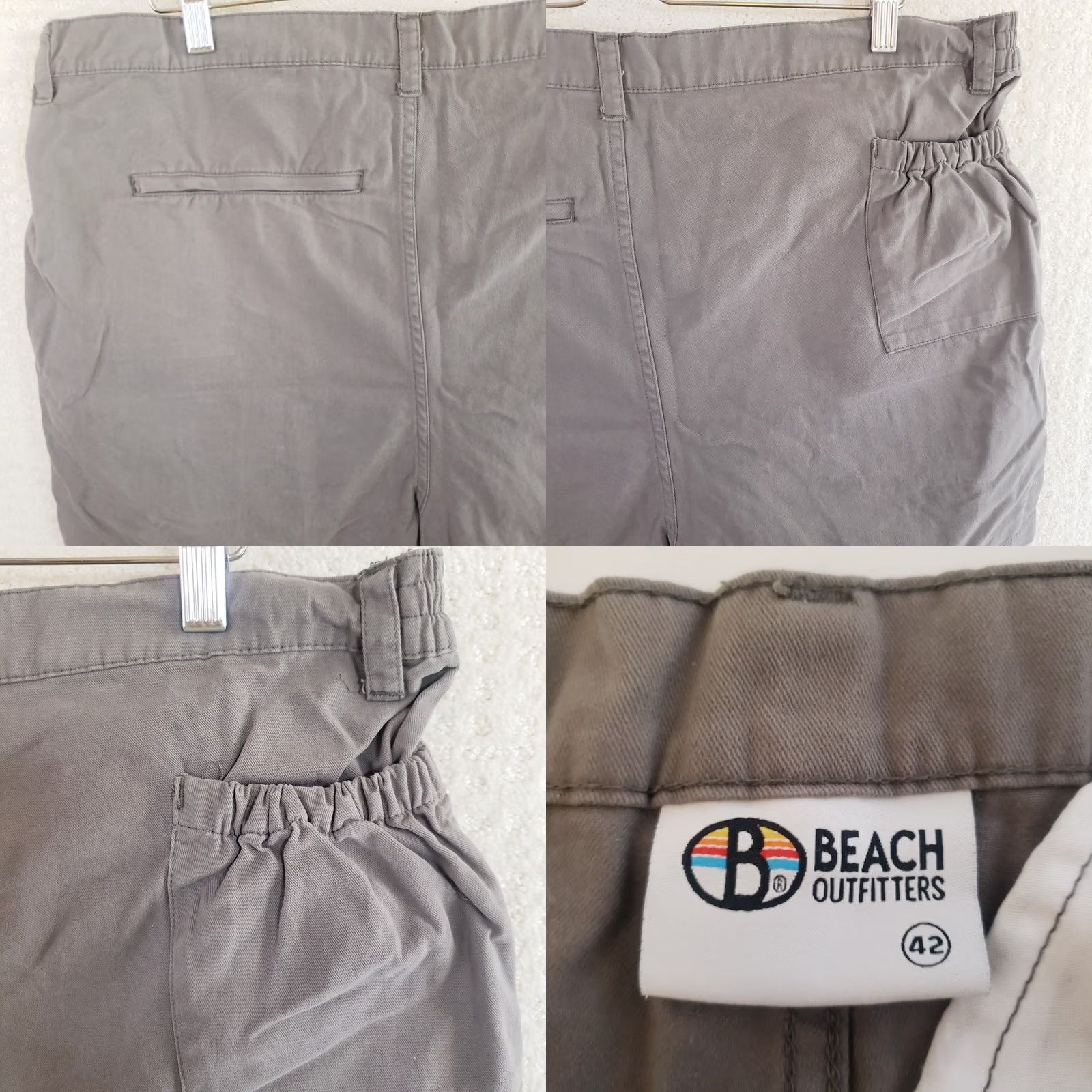 Vintage Beach Outfitters Beer Can Island Shorts Mens Sz 42x5 Brown Cotton Cargo Pocket Beach Beachwear Fishing Island 90s Mens Size US 42 / EU 58 - 8 Thumbnail