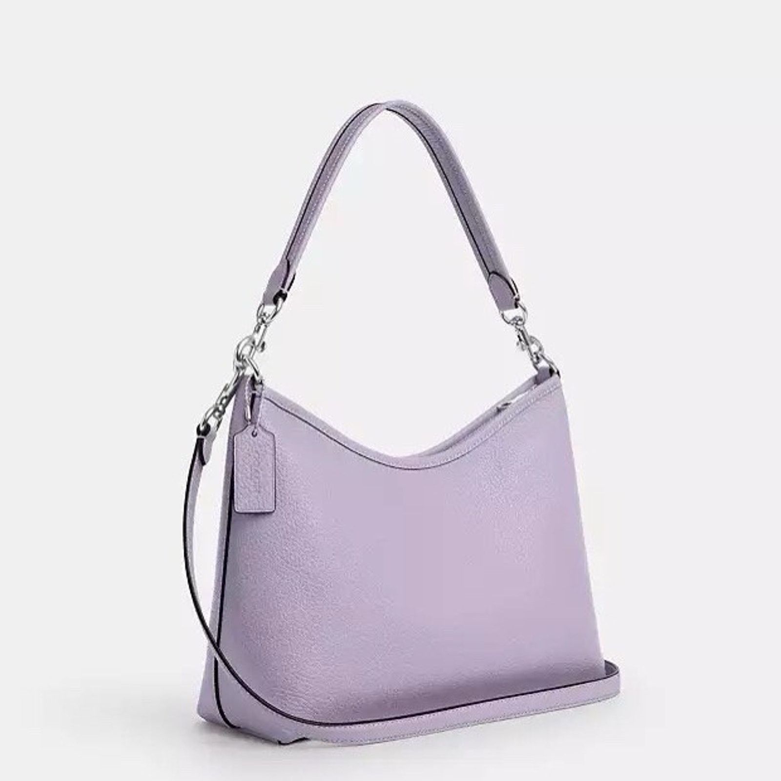 Coach NWT Coach Laurel Shoulder Bag CR148 Leather Silver/Lilac Size ONE SIZE - 9 Thumbnail