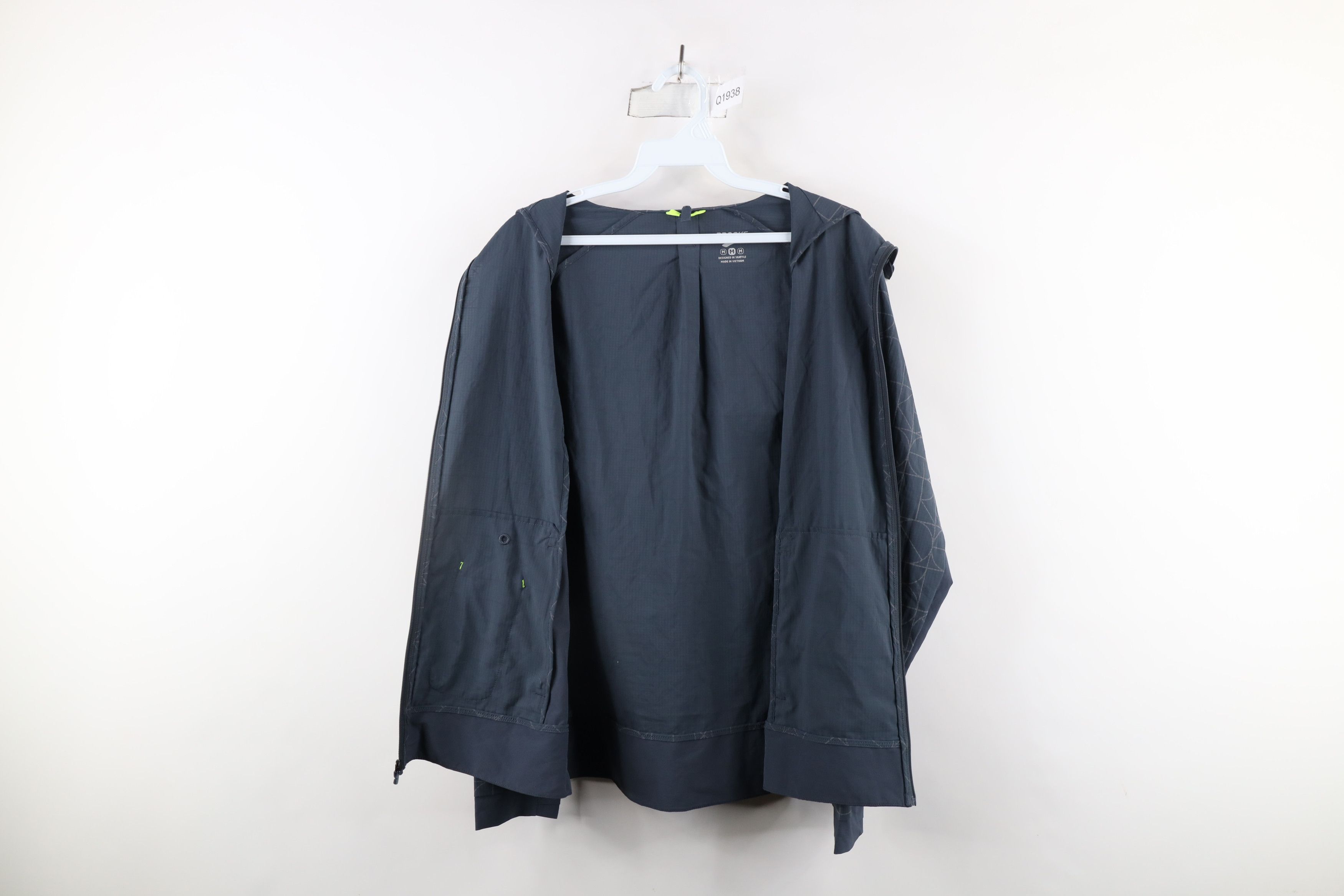 Brooks × Vintage Brooks Running Lightweight Reflective Full Zip Hooded Jacket Size M / US 6-8 / IT 42-44 - 7 Thumbnail
