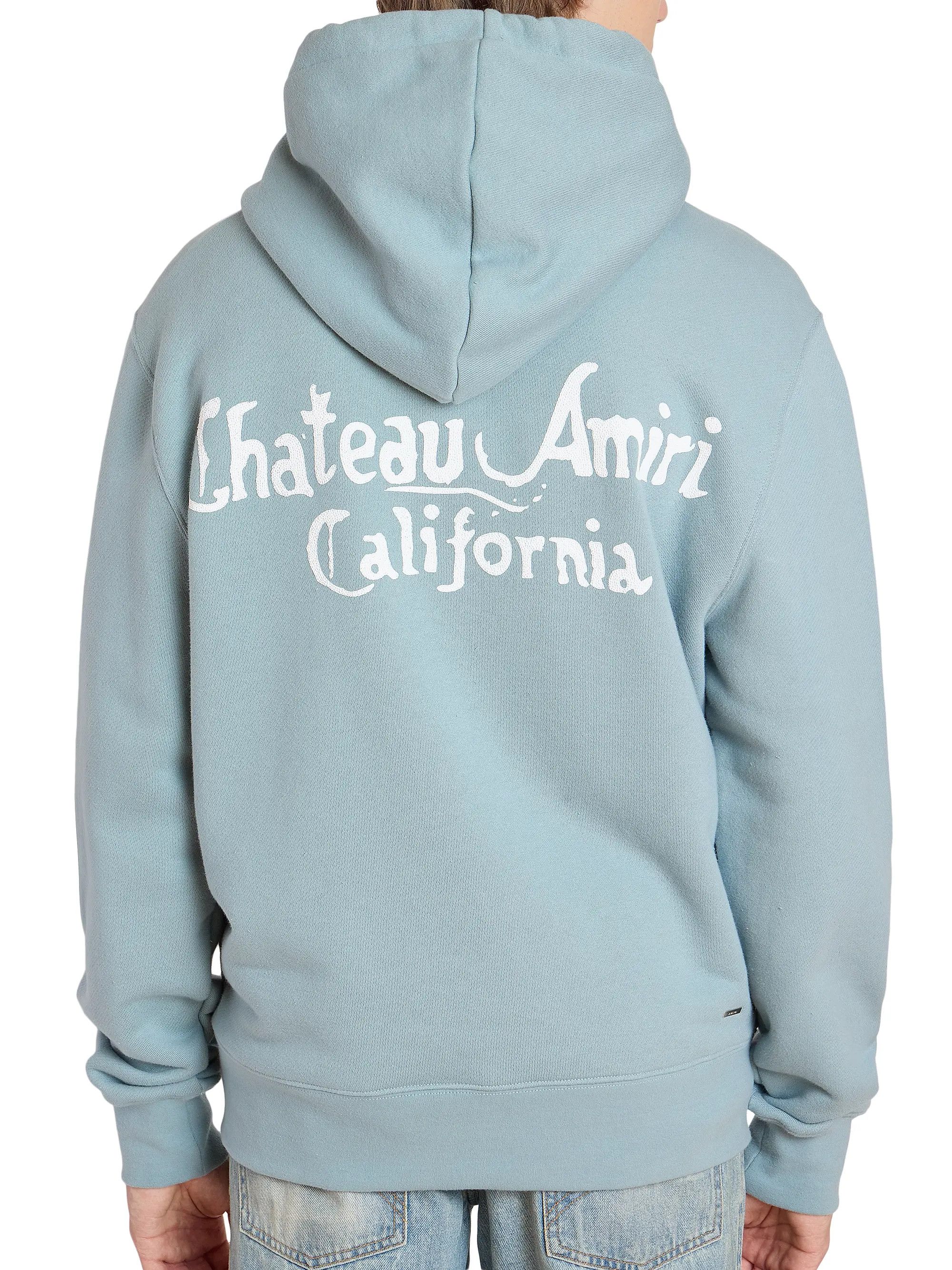 Amiri os11x0526 MA Chateau Full-Zip Hoodie in Blue Size US M / EU 48-50 / 2 - 6 Thumbnail