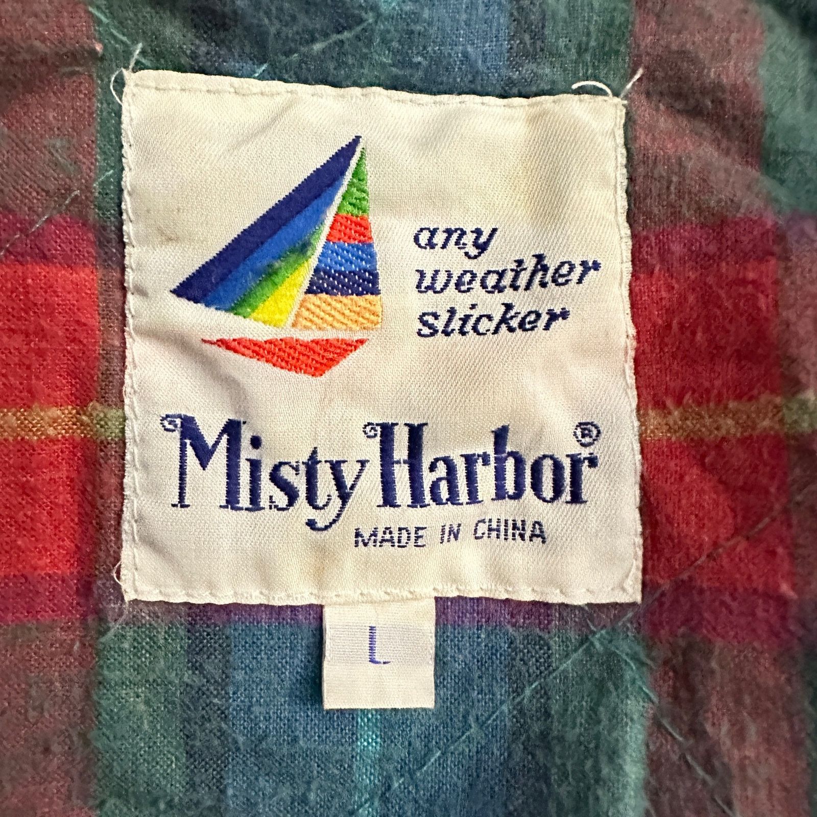 Misty Harbor Vintage Misty Harbor Teal Green All Weather Rain Coat Size L / US 10 / IT 46 - 10 Thumbnail