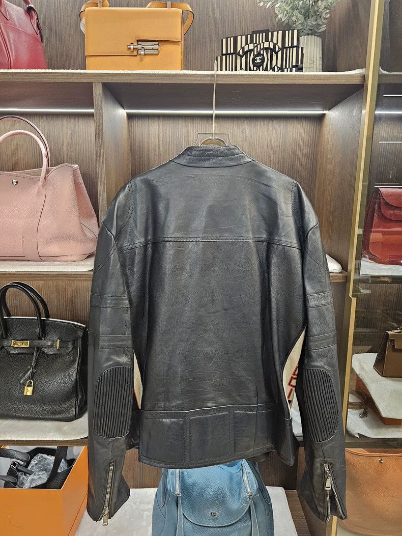 Gucci Gucci Dark blue functional deconstructed jacket leather jac Size US M / EU 48-50 / 2 - 2 Thumbnail