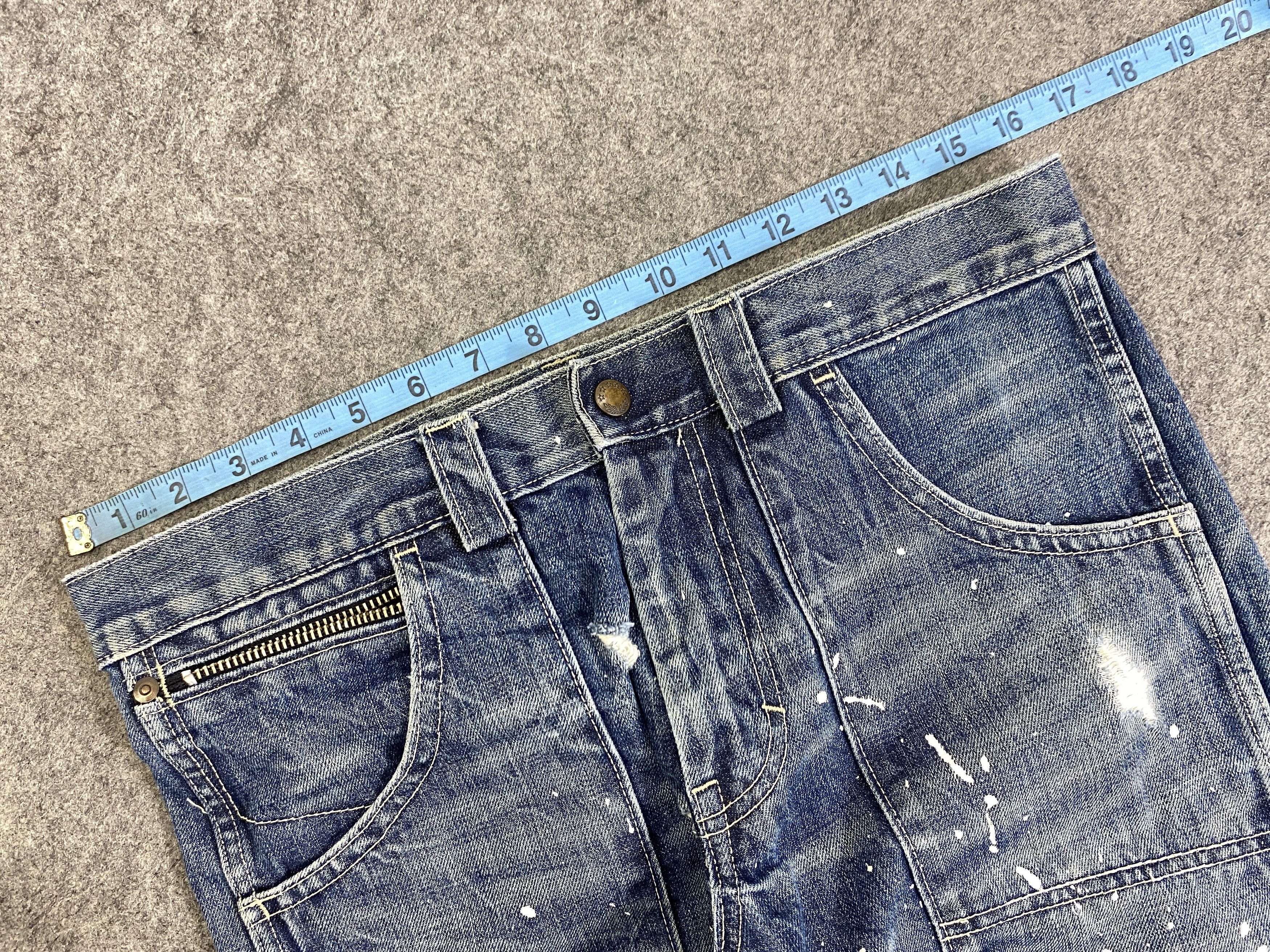 Hysteric Glamour Vintage Alternative Painter Jeans 33x28.5 Denim - JN3261 Size US 33 - 5 Thumbnail