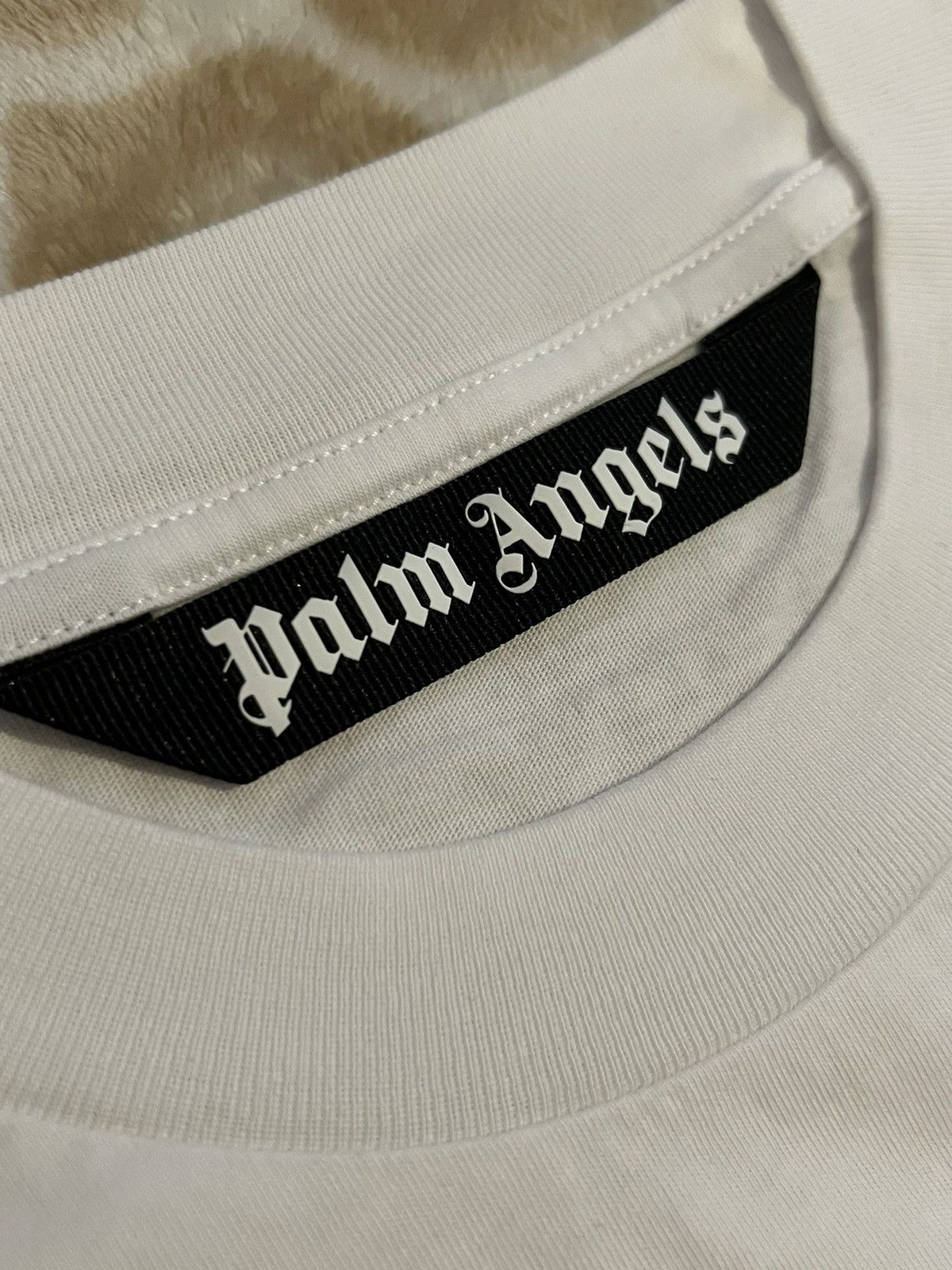 Palm Angels Palm Angels Embroidered-Logo Cotton T-Shirt Small New Size US S / EU 44-46 / 1 - 4 Thumbnail