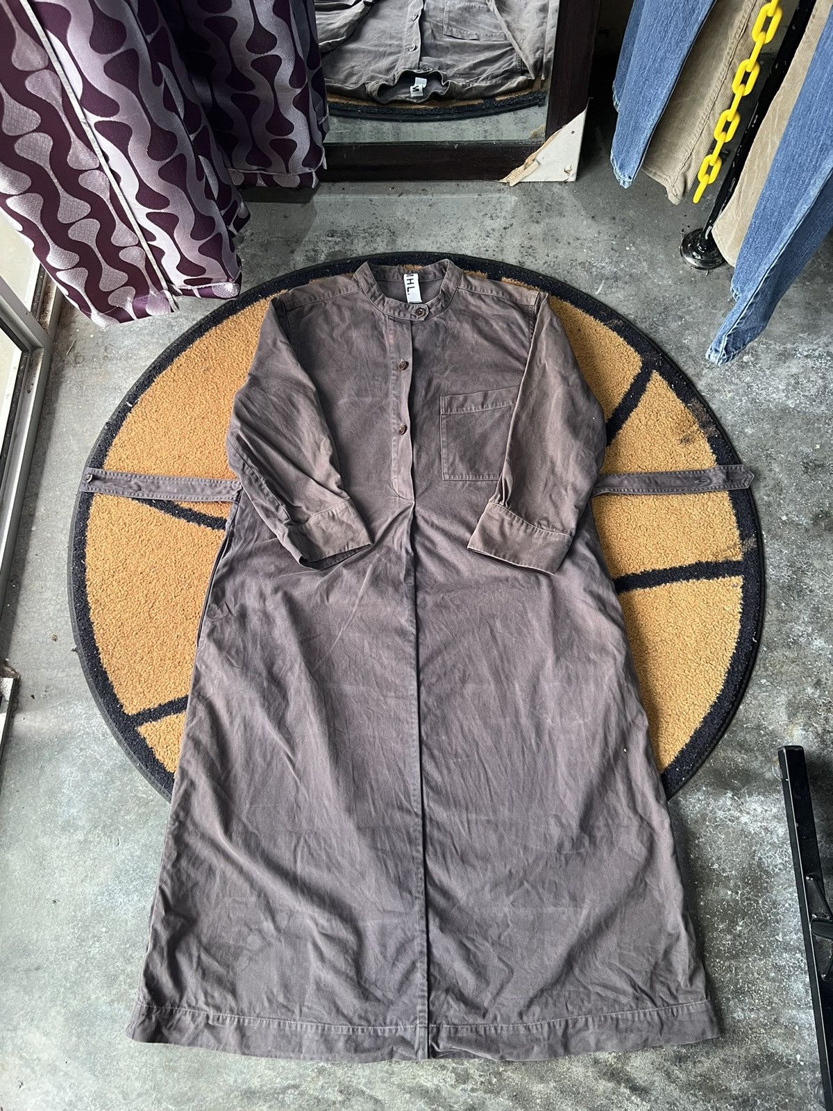 Margaret Howell 🔥Vintage Sun Faded Margaret Howell Half Button Long Jacket Size M / US 6-8 / IT 42-44 - 2 Thumbnail