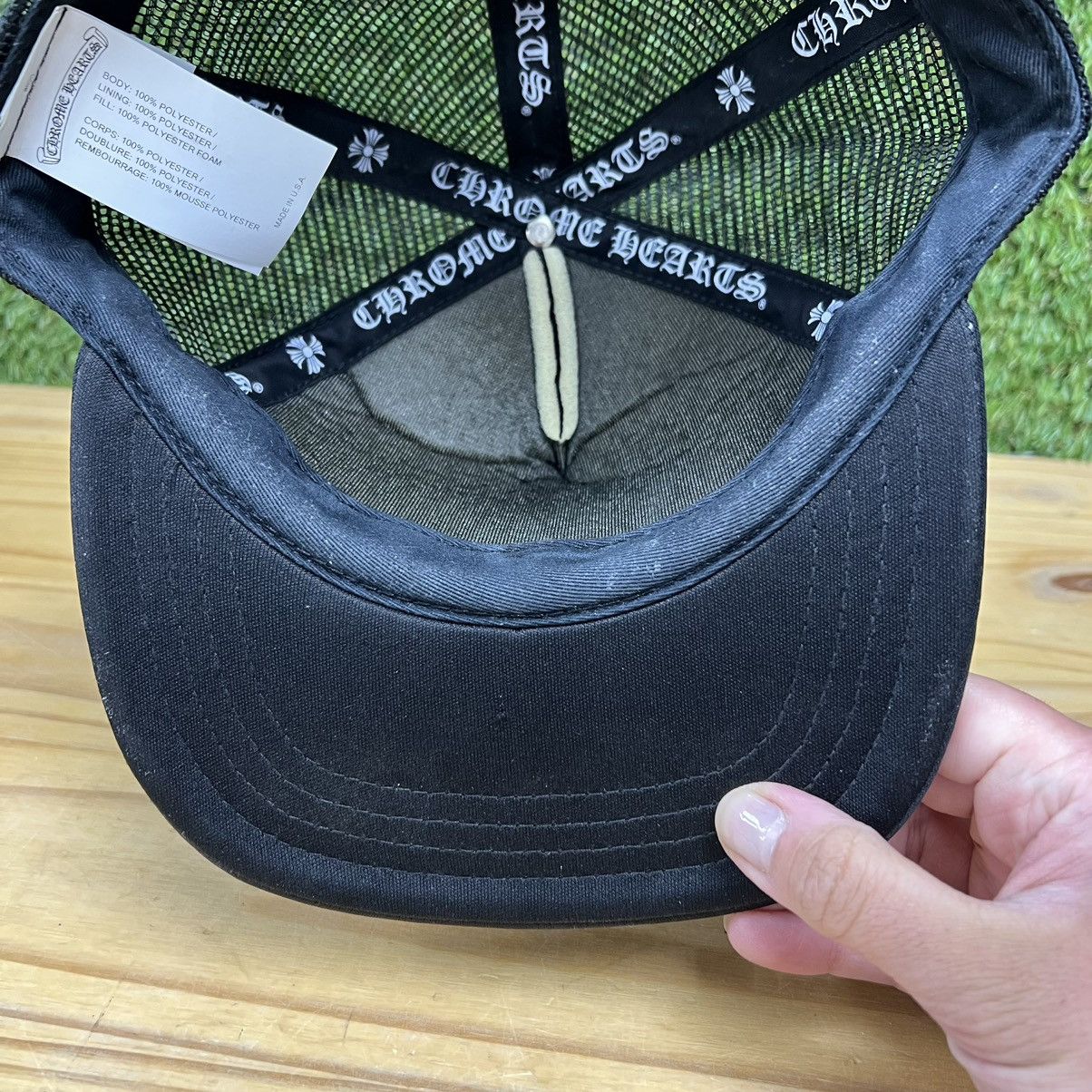 Chrome Hearts Chrome hearts 3 cross camo trucker hat pre owned Size ONE SIZE - 4 Thumbnail