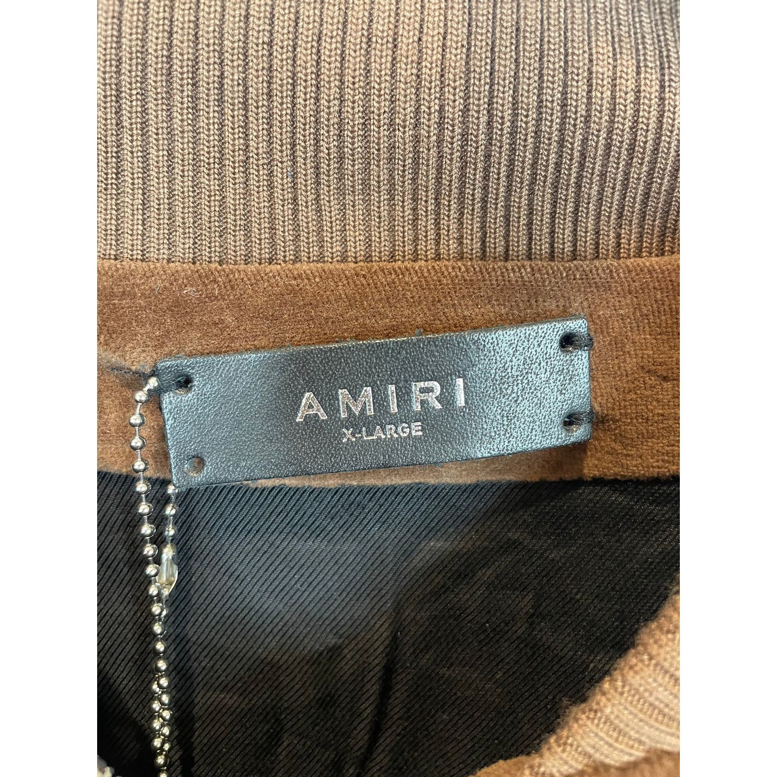 Amiri Amiri Stack Velour Jacket Brown XL New Size US XL / EU 56 / 4 - 3 Thumbnail
