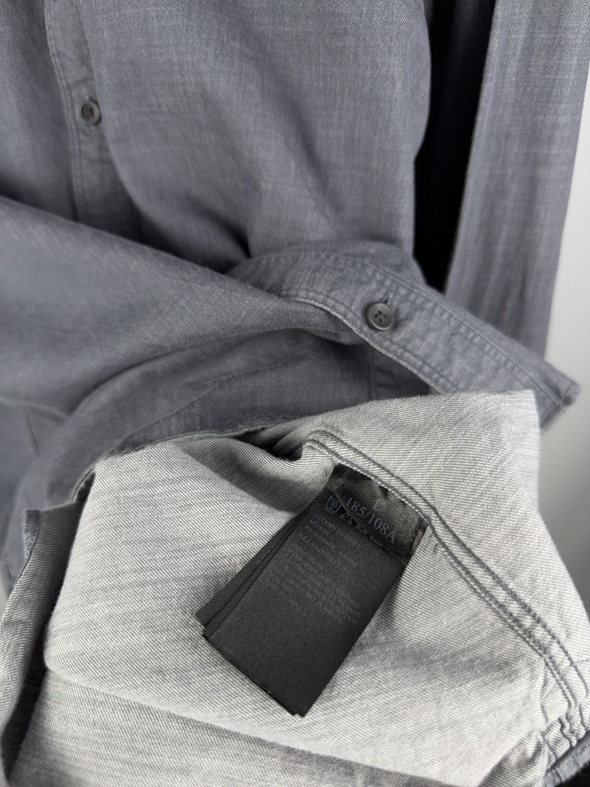 Allsaints Vintage Allsaints Shirt Button Ups Long Sleeve Mens Size L Size US L / EU 52-54 / 3 - 6 Thumbnail
