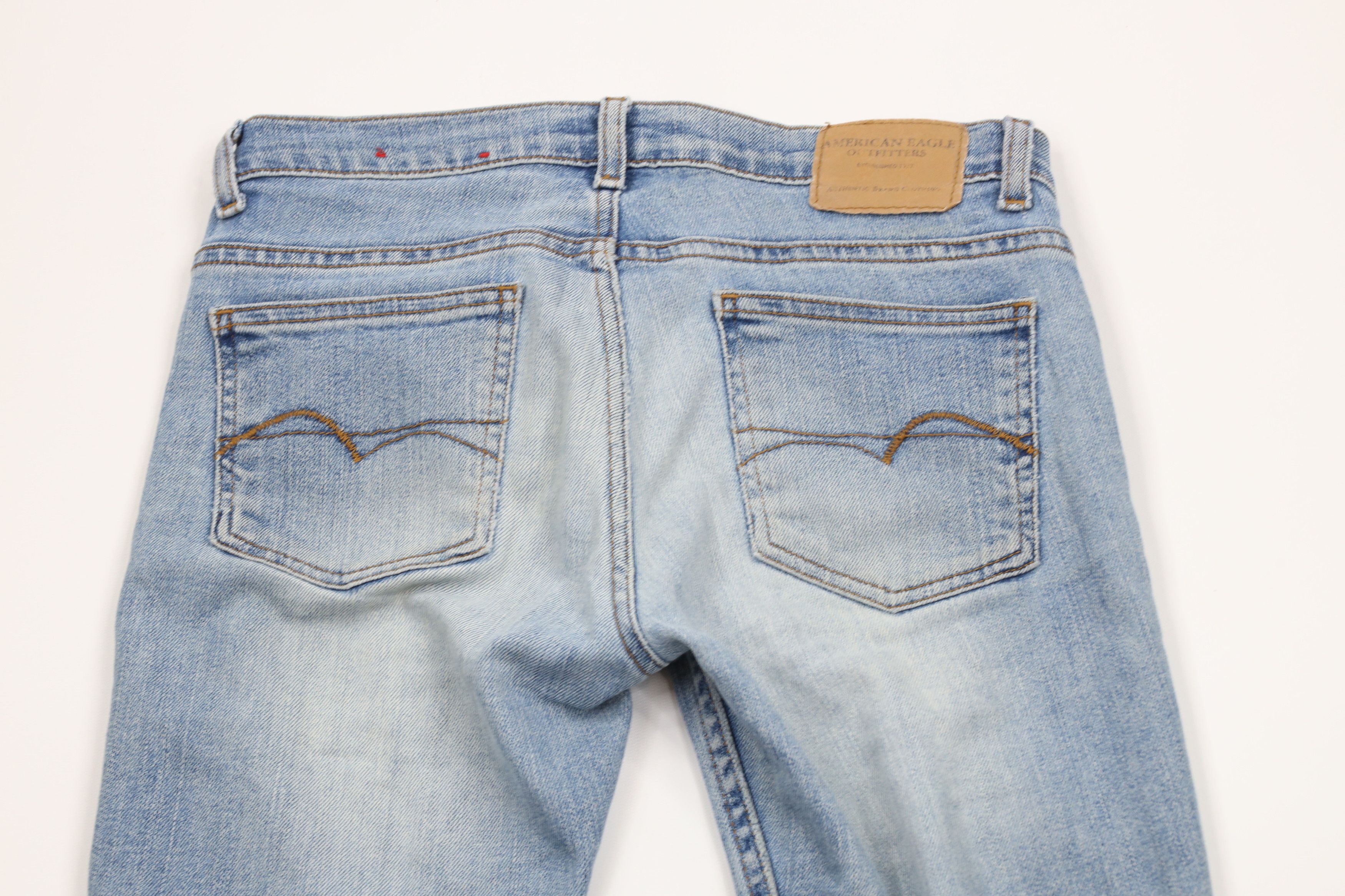 American Eagle Outfitters × Vintage Vintage Y2K American Eagle Outfitters Distressed Jeans Size 27" / US 4 / IT 40 - 9 Thumbnail