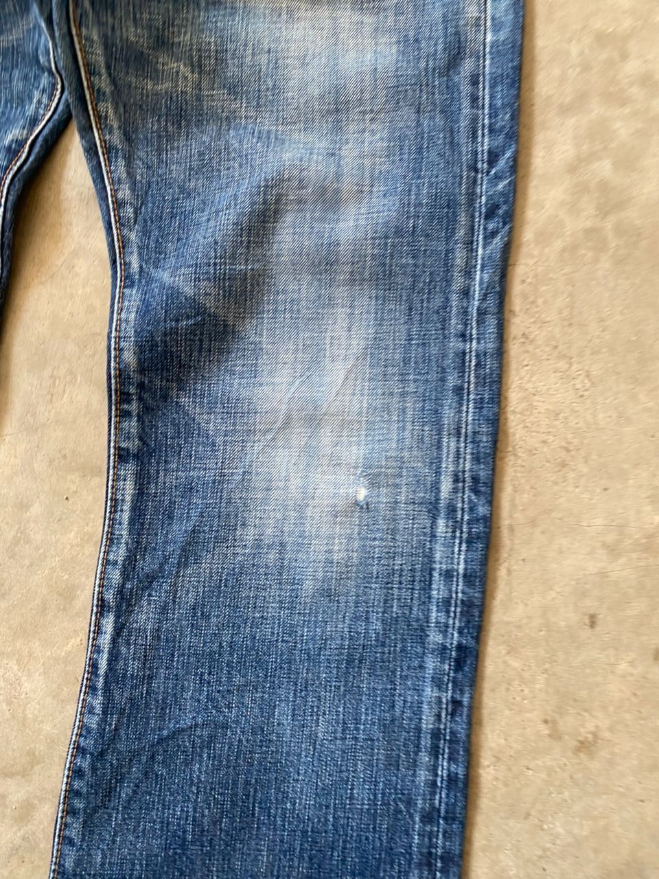 Japanese Brand Vintage River & Blue Flare Distressed Denim Size US 32 / EU 48 - 20 Thumbnail