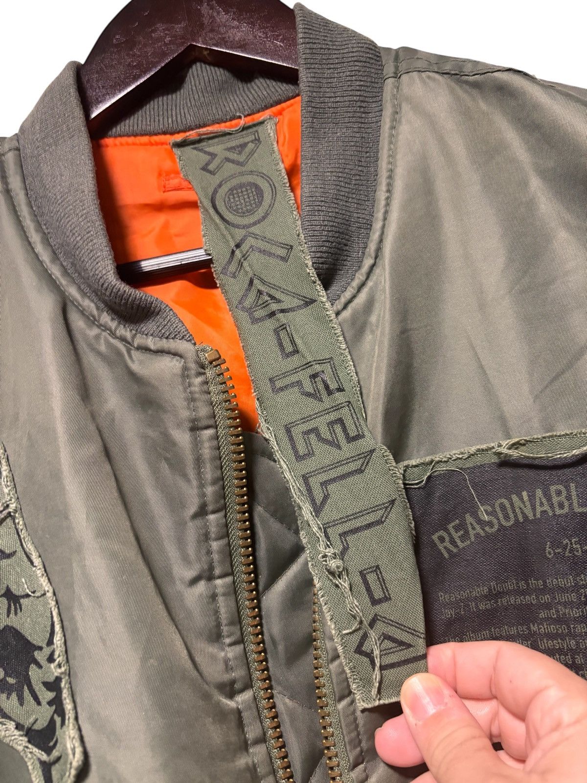 MadeWorn MadeWorn × Roc 96 Reasonable Doubt Military Bomber Jacket Size US S / EU 44-46 / 1 - 9 Thumbnail