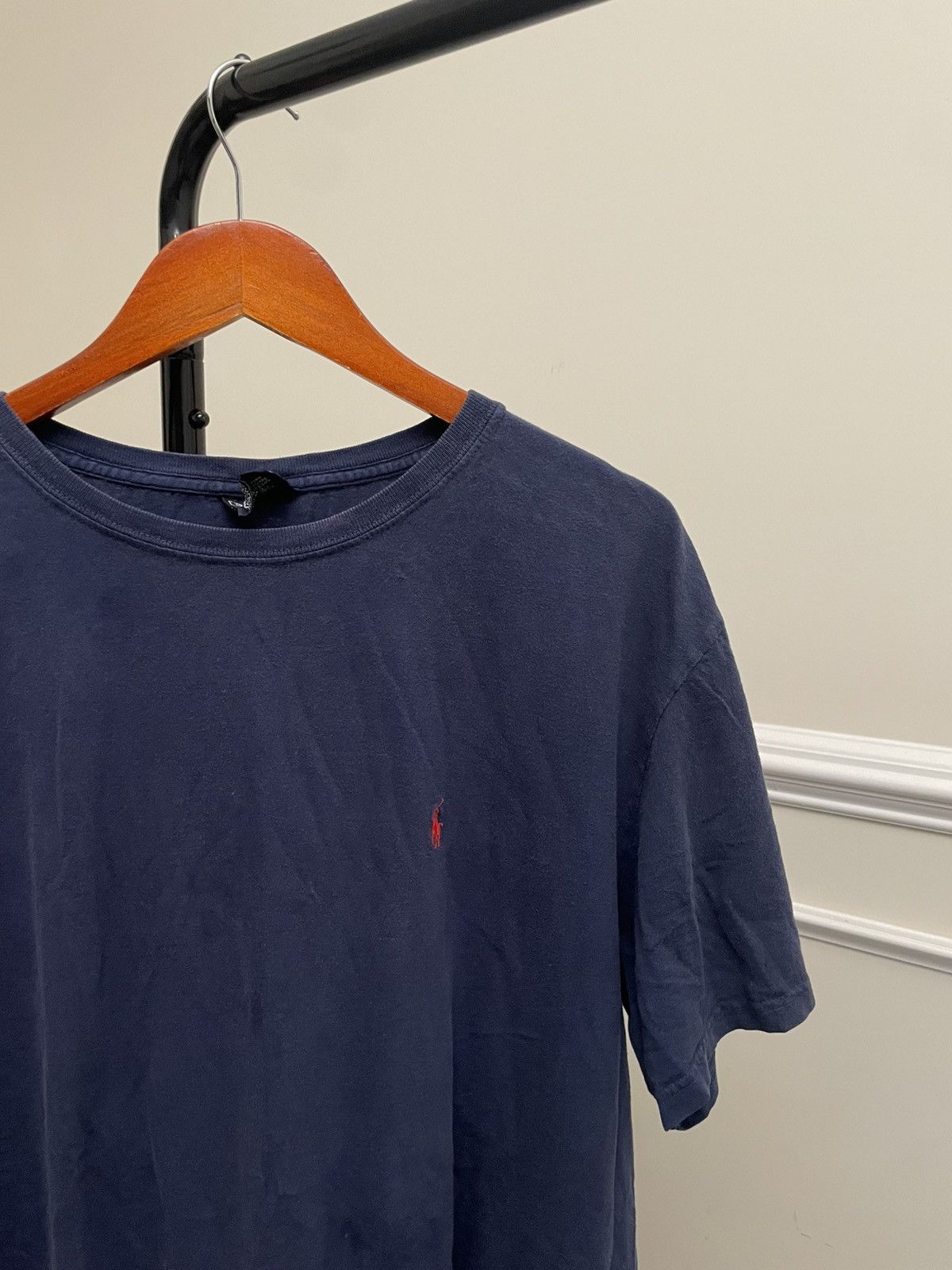 Vintage Faded Blank Tee Shirt Polo Ralph Lauren 4GSeller