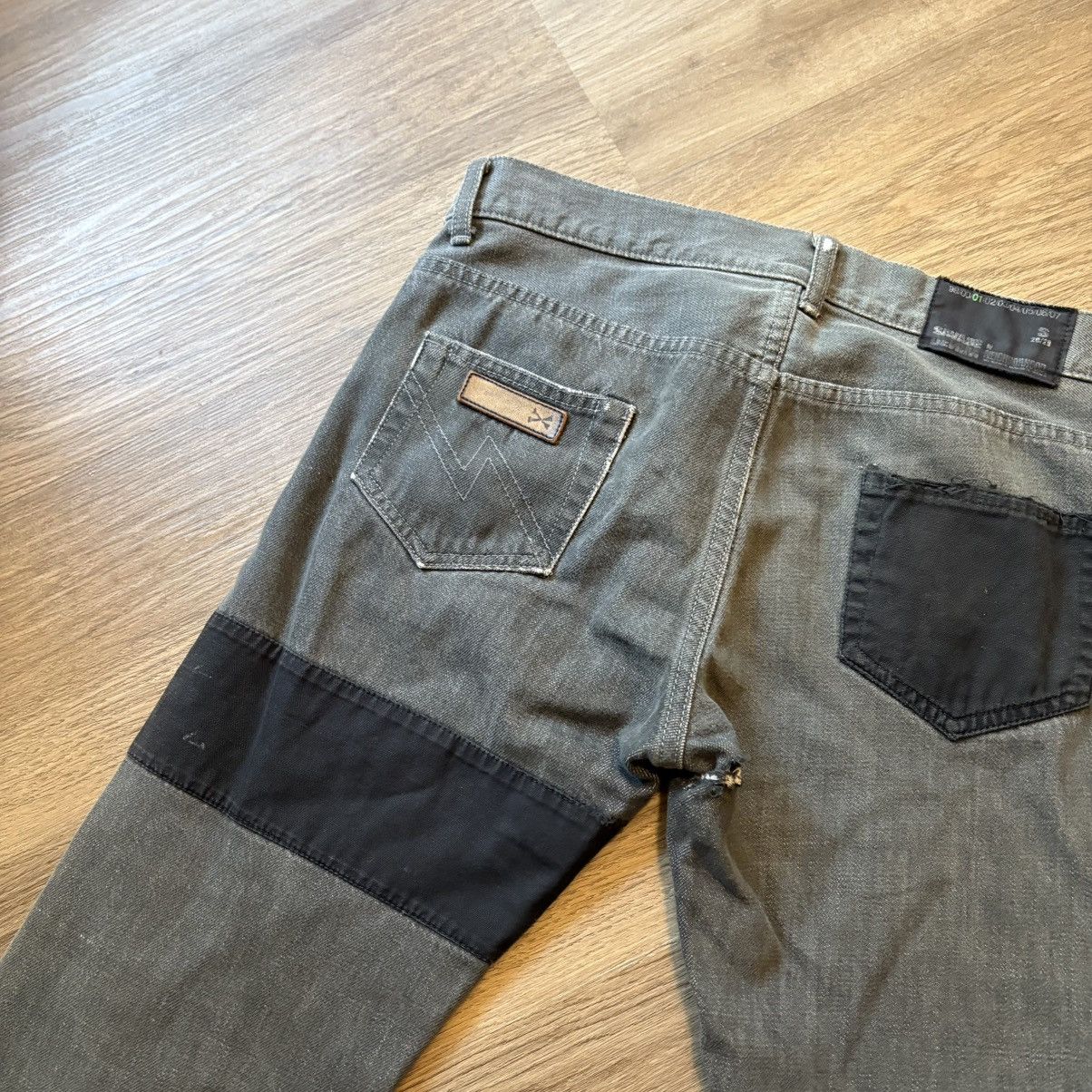 Japanese Brand × Neighborhood Neighborhood Paneled Japanese Selvedge Denim Jeans Size US 29 - 3 Thumbnail