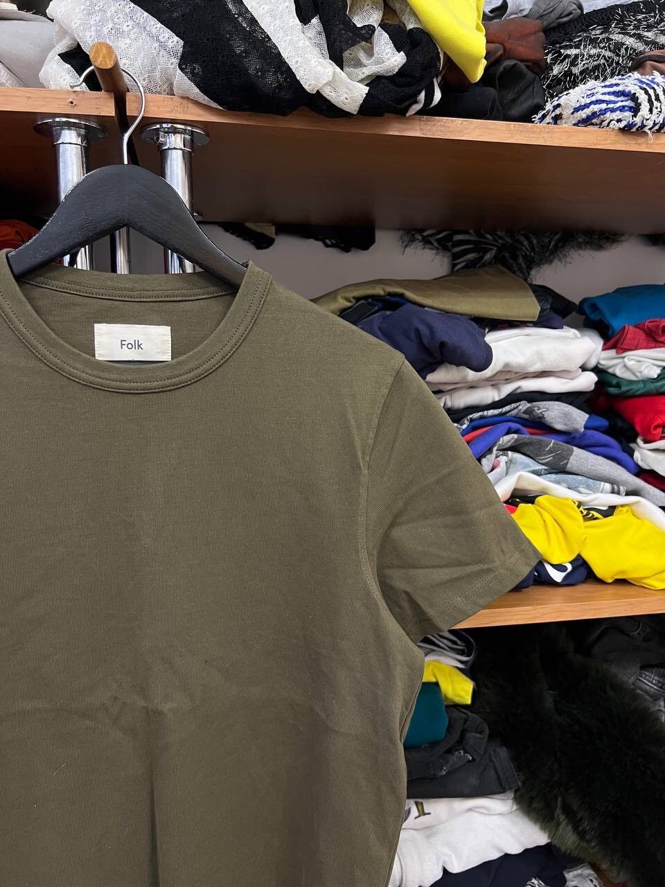 Other FOLK Heavy Cotton Basic Blanck fabric T Shirt Size US M / EU 48-50 / 2 - 3 Thumbnail