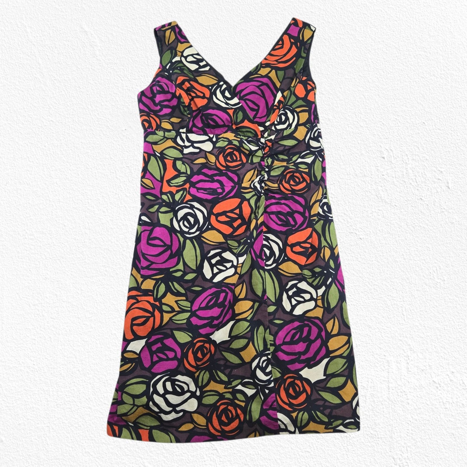 Vintage Y2K R&K Originals Graphic Floral Dress Size 12 Size XL / US 12-14 / IT 48-50 - 2 Thumbnail