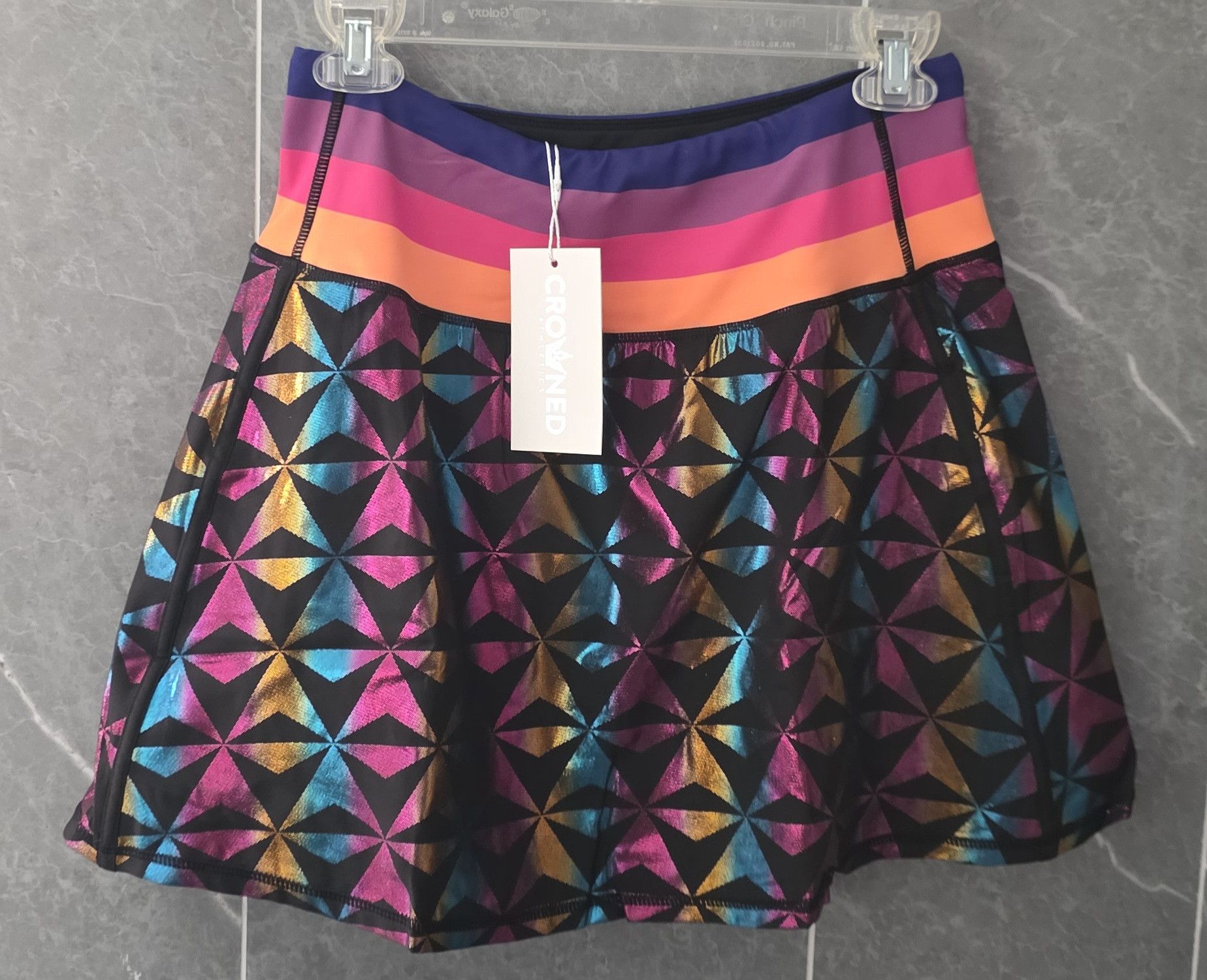 Other NWT Crowned Athletics Geodesic Icon Night Athletic Skort M Size 30" / US 8 / IT 44 - 1 Thumbnail