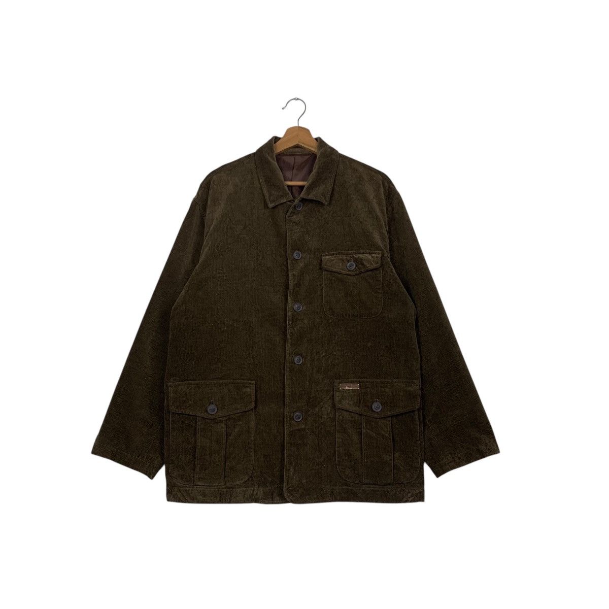 CROCODILE Three Pocket Casual Corduroy Jacket #2414-C108 Light Jackets