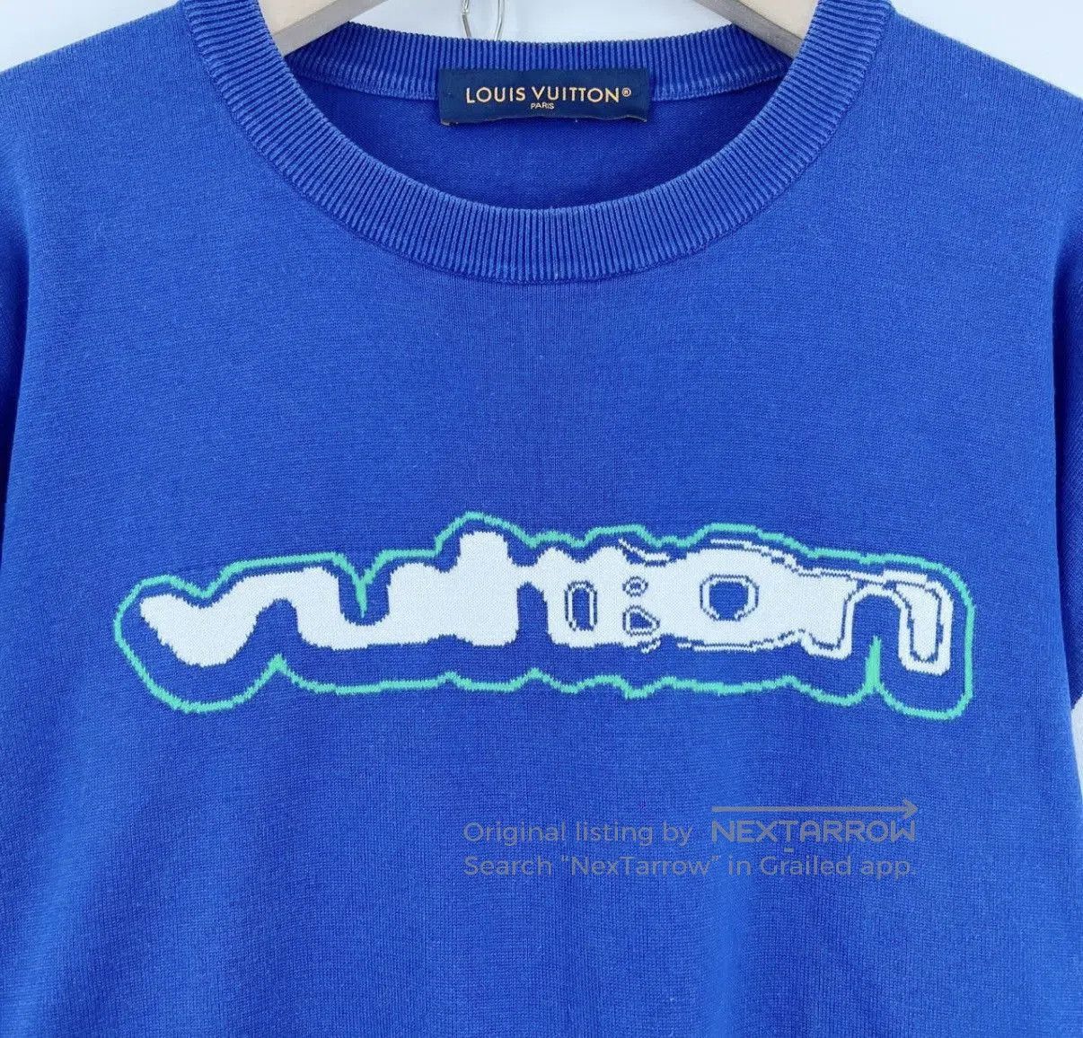 Louis Vuitton Blue Graphic Short-Sleeve Shirt. Size US XXL / EU 58 / 5 - 5 Thumbnail