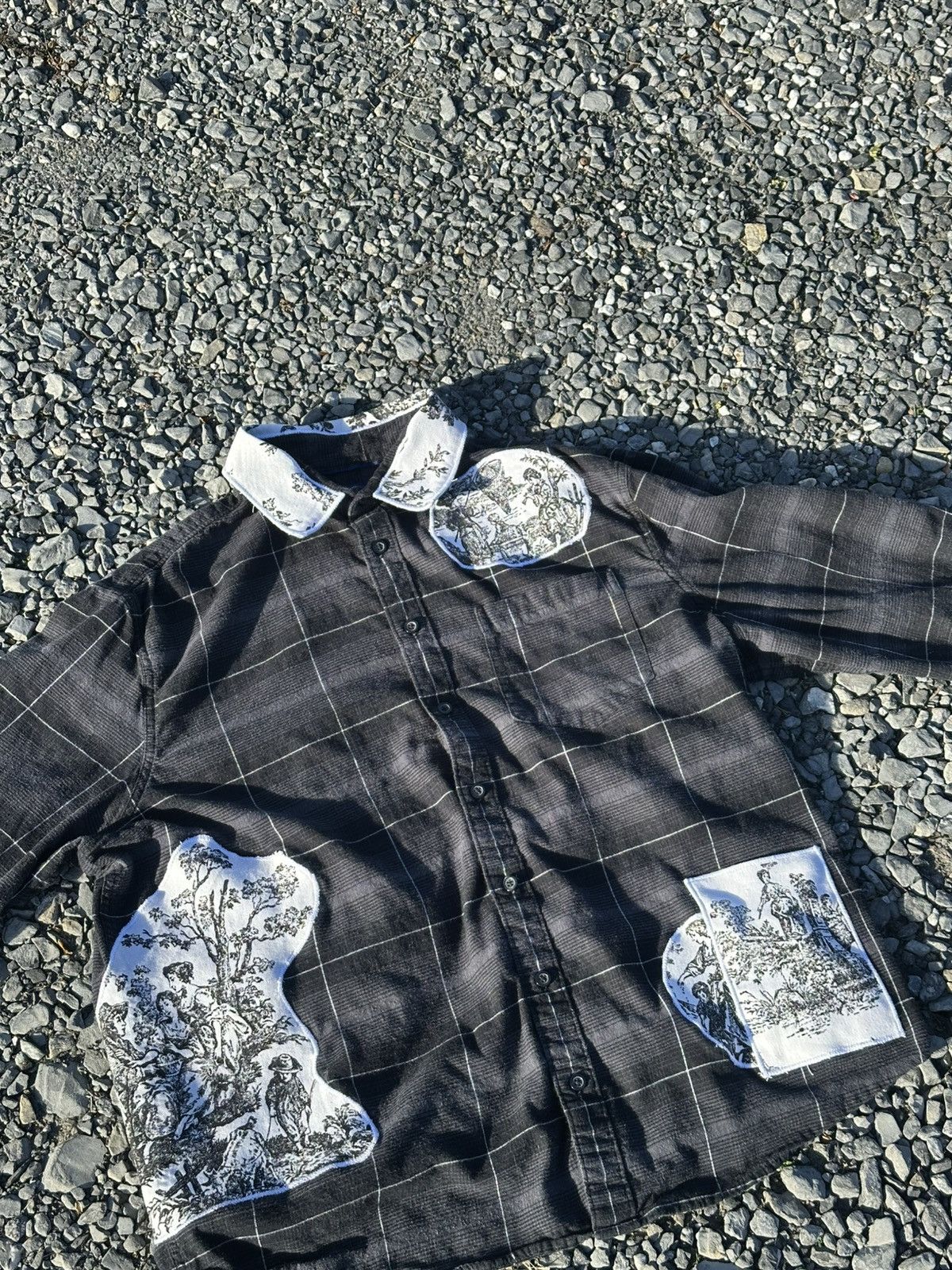 Vintage up-cycled flannel Size US XL / EU 56 / 4 - 2 Thumbnail