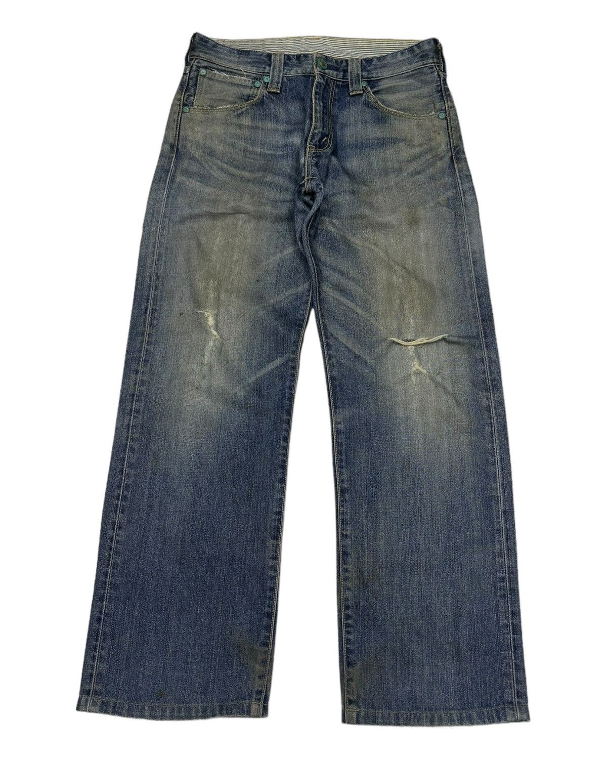 Kapital RARE VINTAGE LEVIS 503 RETRO BAGGY JEANS DISTRESS DENIM Size US 30 / EU 46 - 1 Thumbnail