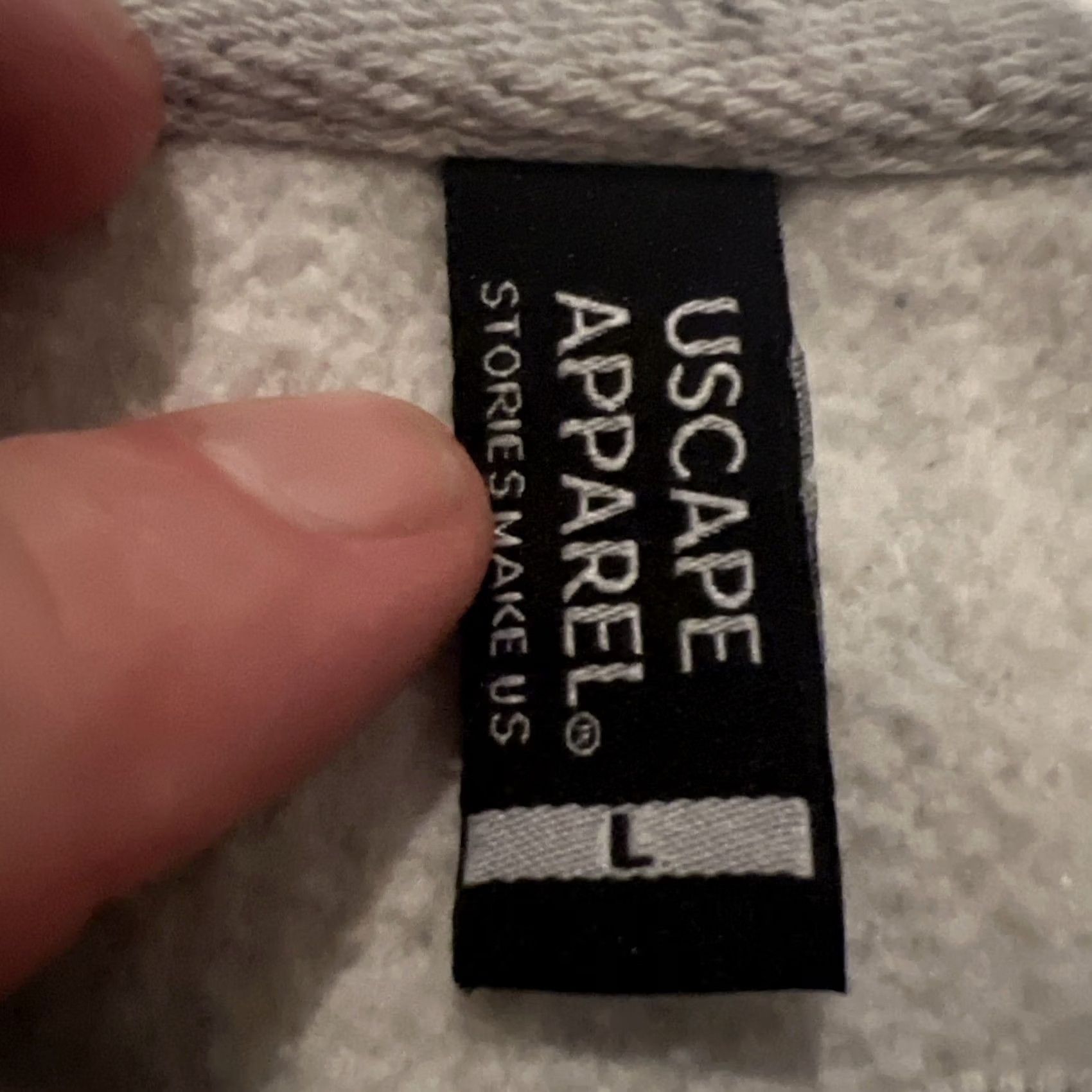 Vintage NWOT Uscape Apparel Sweatshirt Ample Graphic Print Logo Gray College Prep Crew Neck Adult Large PullOver All Seasons Vintage No Size US L / EU 52-54 / 3 - 6 Thumbnail