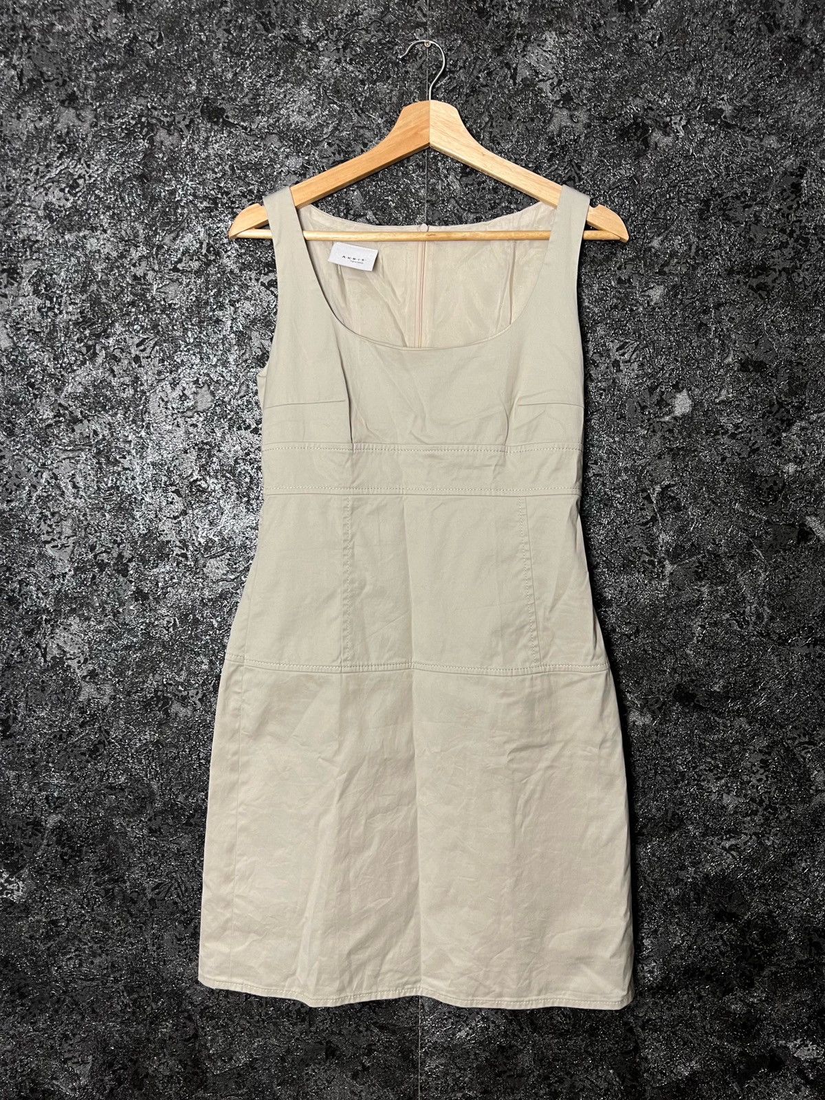 Akris × Designer Akris Punto Beige Sleeveless Dress Size 6 Size S / US 4 / IT 40 - 1 Thumbnail