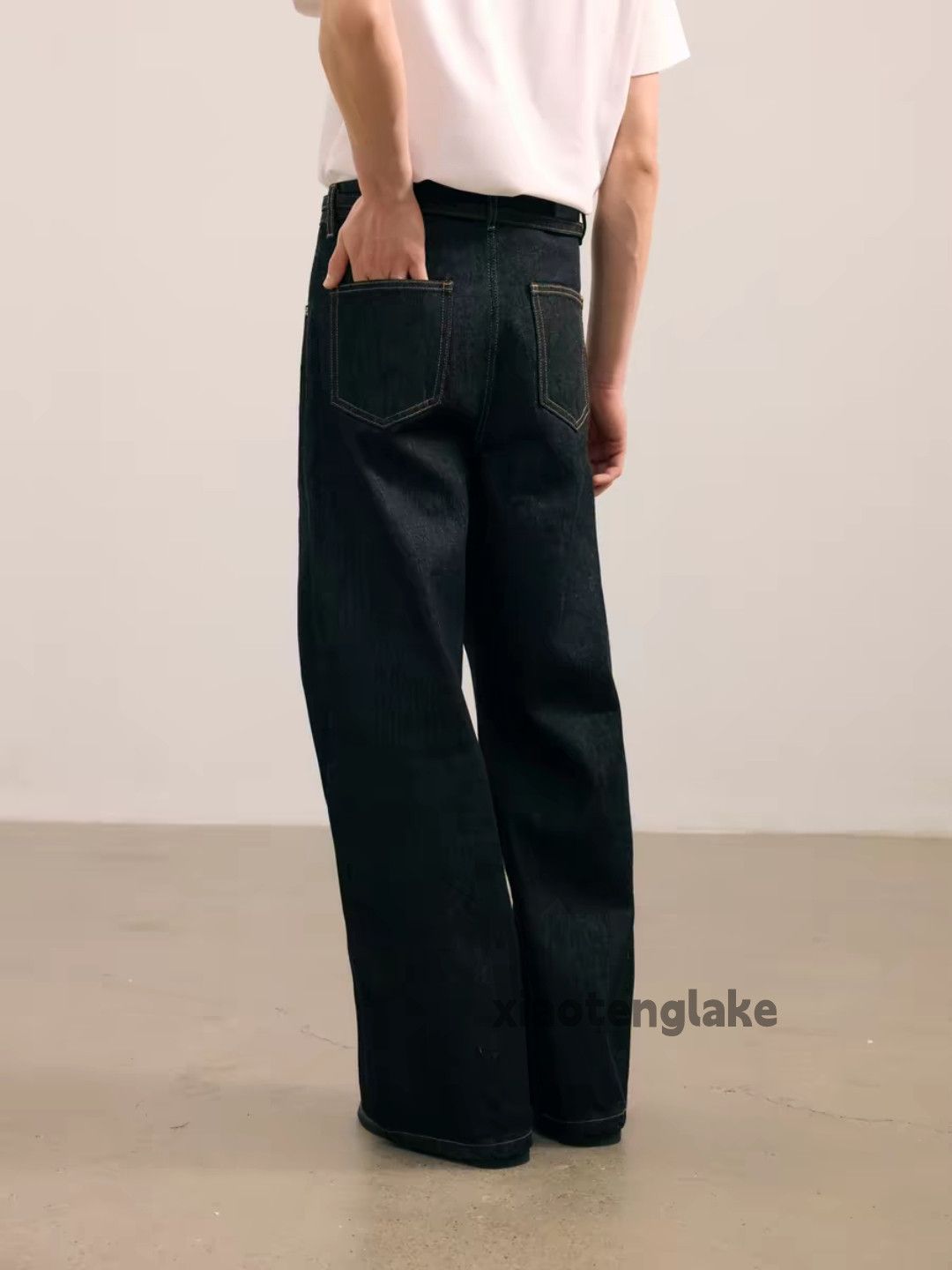 Jean zx vintage denim wide Leg flared yuppie bootcut jeans Size US 28 / EU 44 - 4 Thumbnail