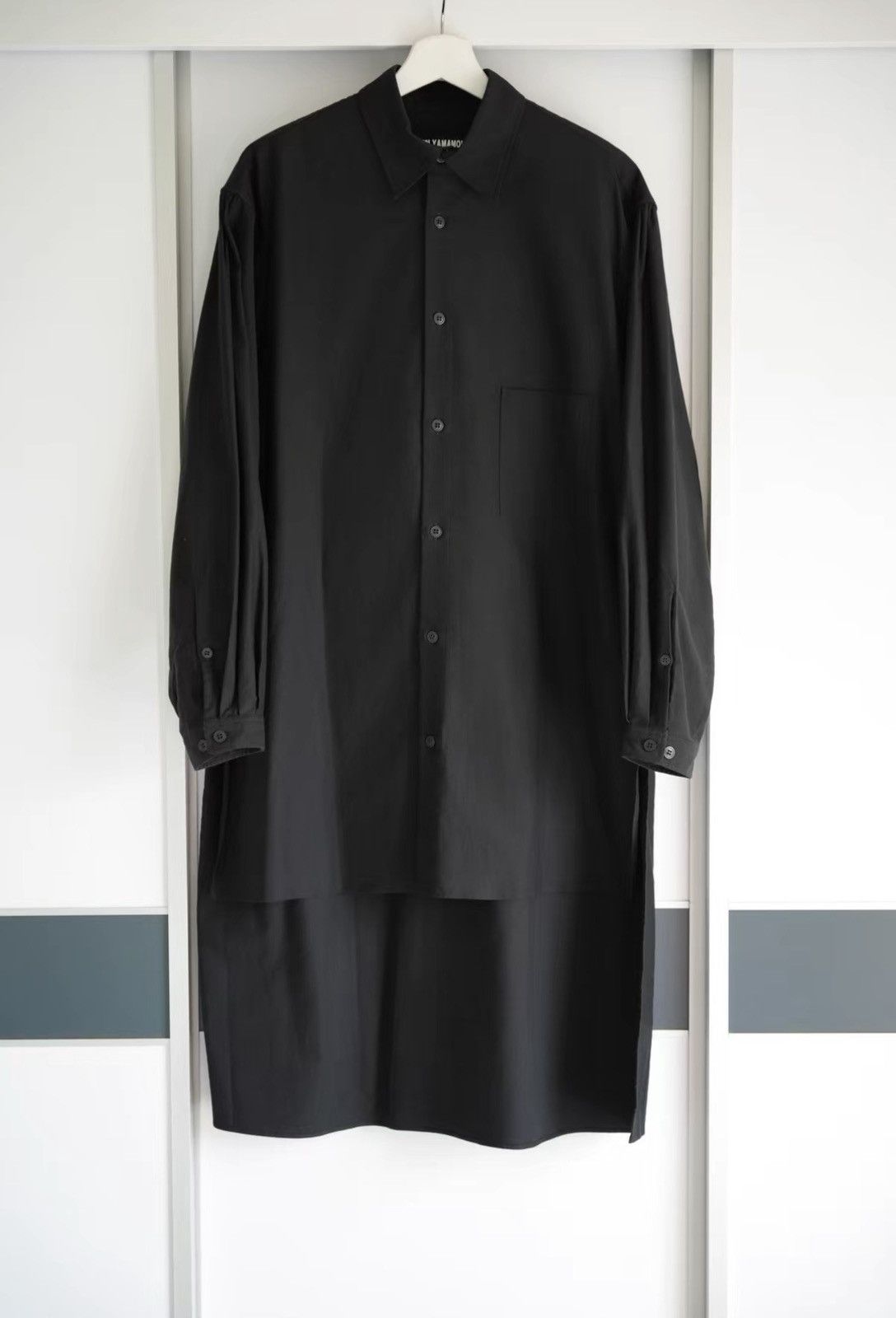 Yohji Yamamoto Yohji Yamamoto 17SS Signature Printed Staff Shirt J4 Size US M / EU 48-50 / 2 - 2 Thumbnail