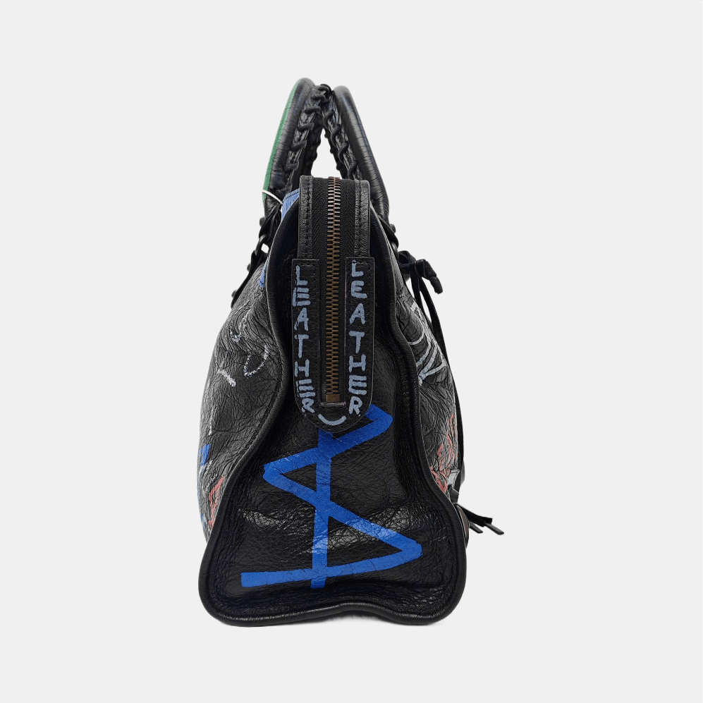 Balenciaga Classic City Medium Lambskin Studded Shoulder Bag, Women's — image 4 of 6