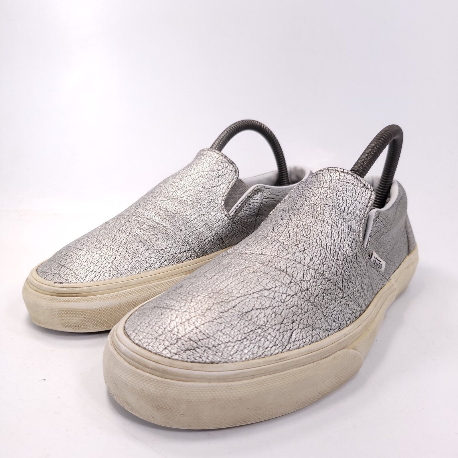 Vans Vans Off the Wall Athletic Shoe Women Size 7.5 721278 Silver Size US 7.5 / IT 37.5 - 1 Thumbnail