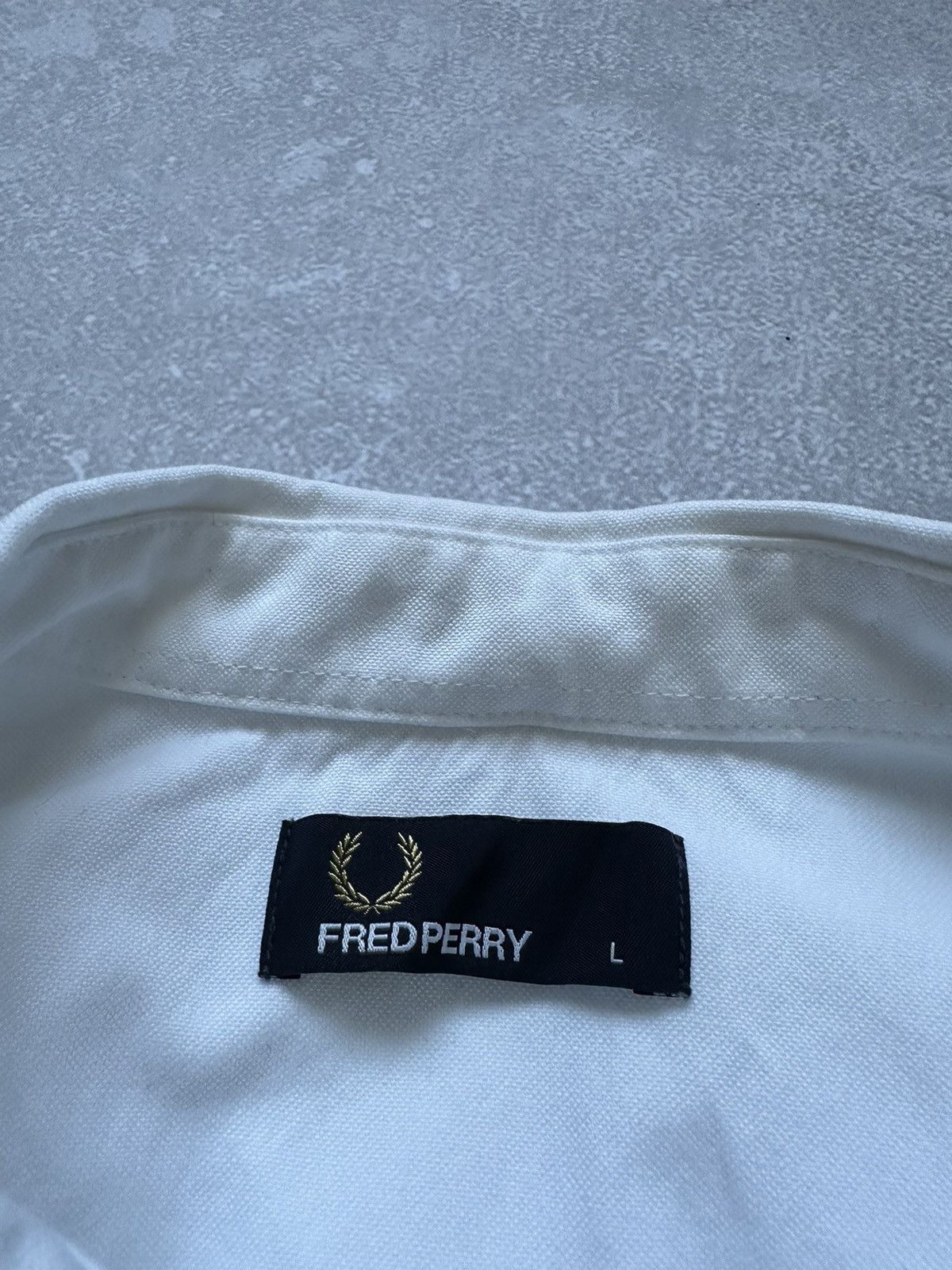 Designer × Fred Perry × Vintage Shirts button ups Fred Perry Vintage White size L Size US L / EU 52-54 / 3 - 5 Thumbnail