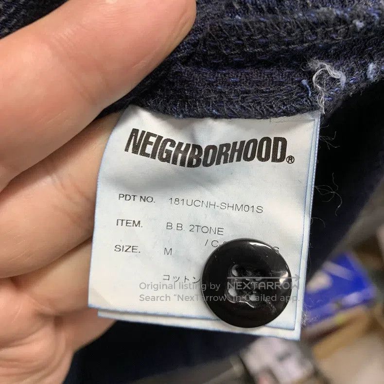 Neighborhood Neighborhood Indigo Dyed Sashiko Short Sleeve Jacket Size US M / EU 48-50 / 2 - 4 Thumbnail