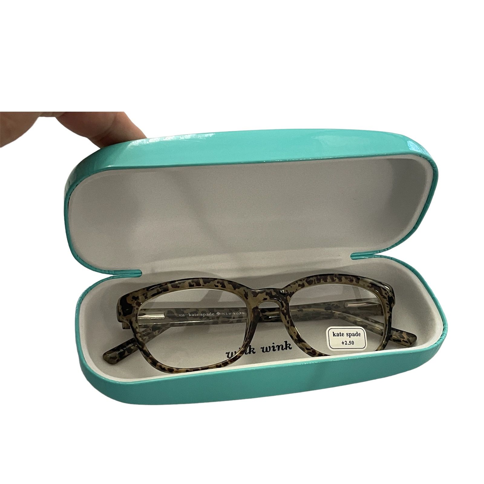 Kate Spade Kate Spade Tabby 50MM Square Reading Glasses 2.5 New1 Size ONE SIZE - 3 Thumbnail