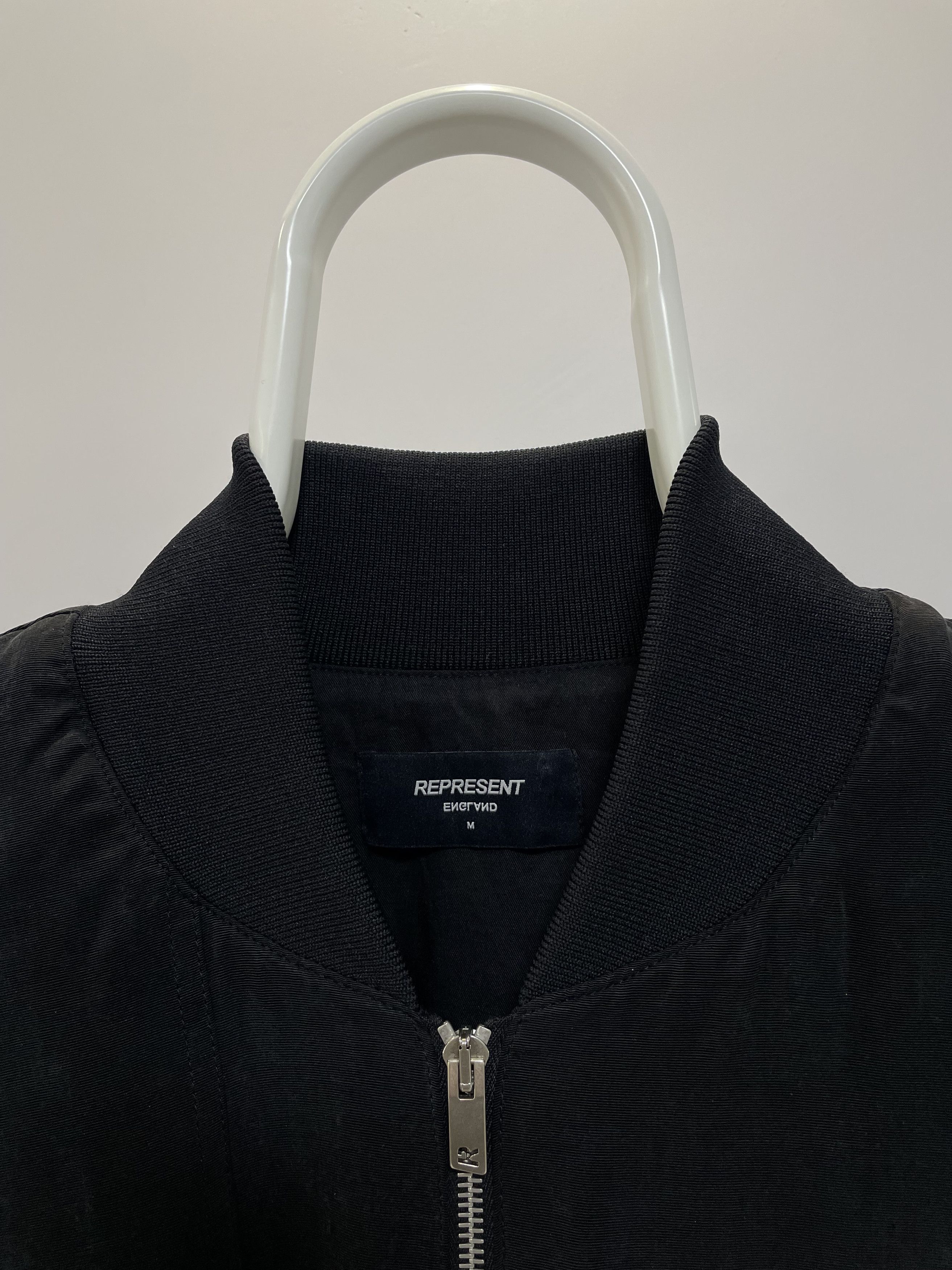 Represent Clo. REPRESENT CLO. England Jacket Cupro Viscose Bomber Coat Size US M / EU 48-50 / 2 - 8 Thumbnail