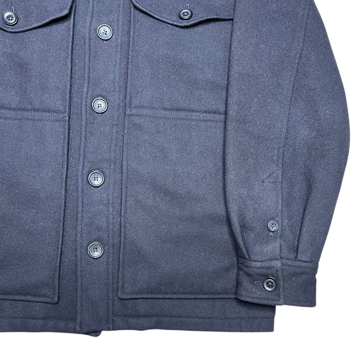Eddie Bauer Eddie Bauer Wool Navy Blue Mackinaw Button Closure Jacket Size US S / EU 44-46 / 1 - 24 Thumbnail