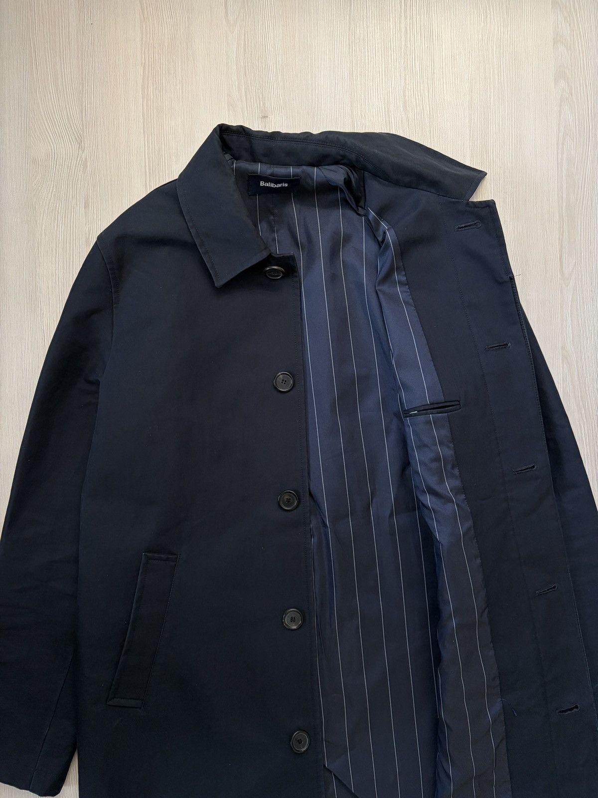 Balibaris Balibaris Dark Blue Rain Mac Coat Size US M / EU 48-50 / 2 - 11 Thumbnail