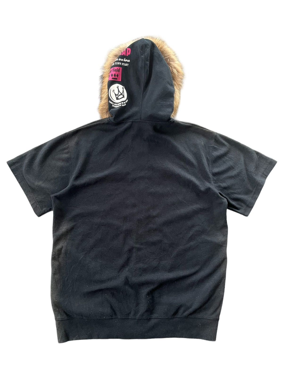 If Six Was Nine × Japanese Brand × Le Grande Bleu (L.G.B.) JAPANESE O.S.B TRIBAL FUR ZIP HOODIE GOTHIC PUNK STYLE Size US XL / EU 56 / 4 - 5 Thumbnail